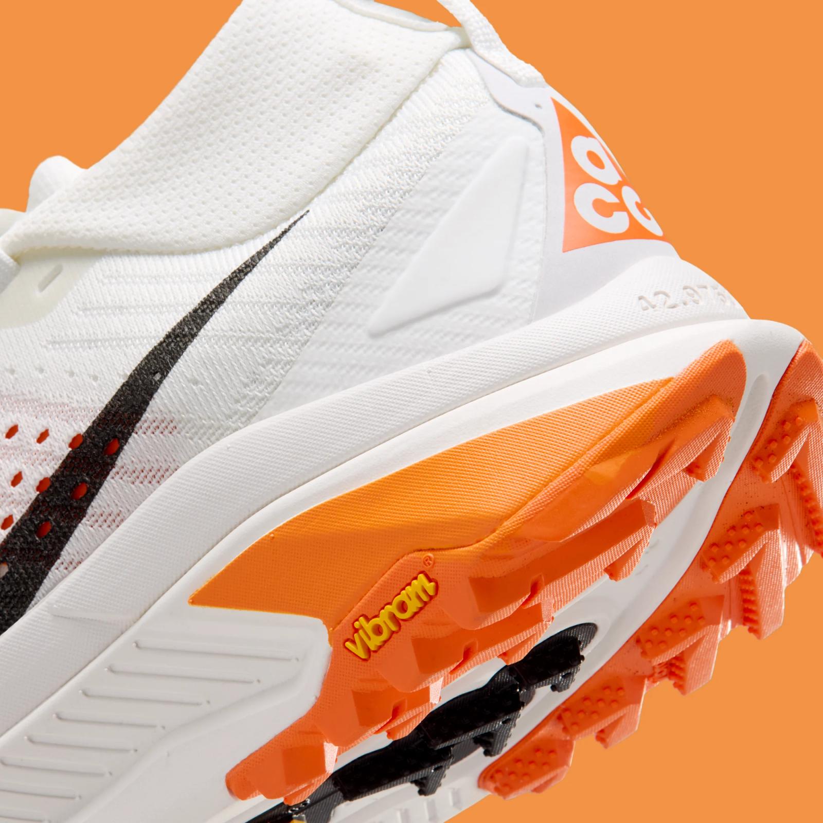 Nike ACG Zegama Trail "Summit White & Safety Orange" drops April 30th, 2026