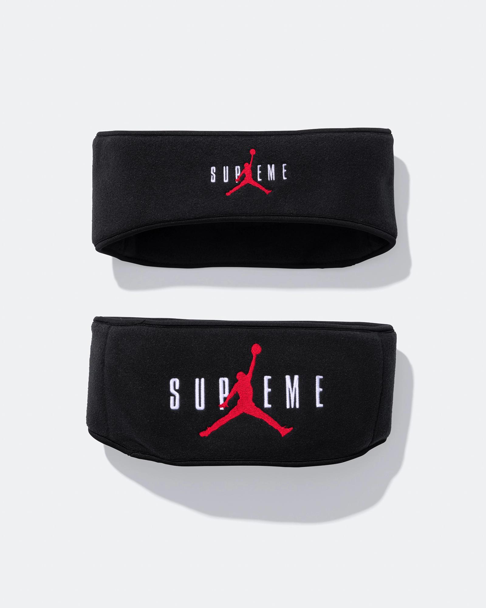 Supreme x Air Jordan Headband Black