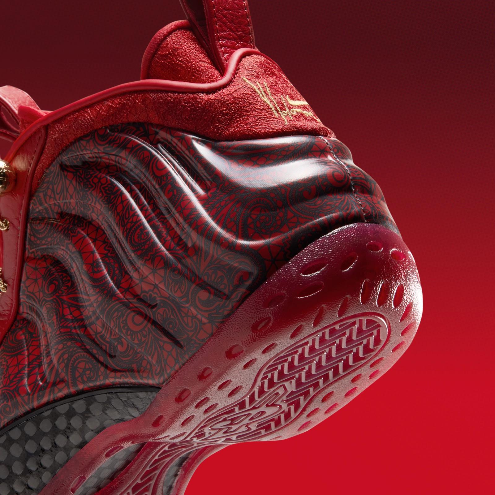 Victor Solomon x Nike Air Foamposite One "Gym Red" drops in 2026