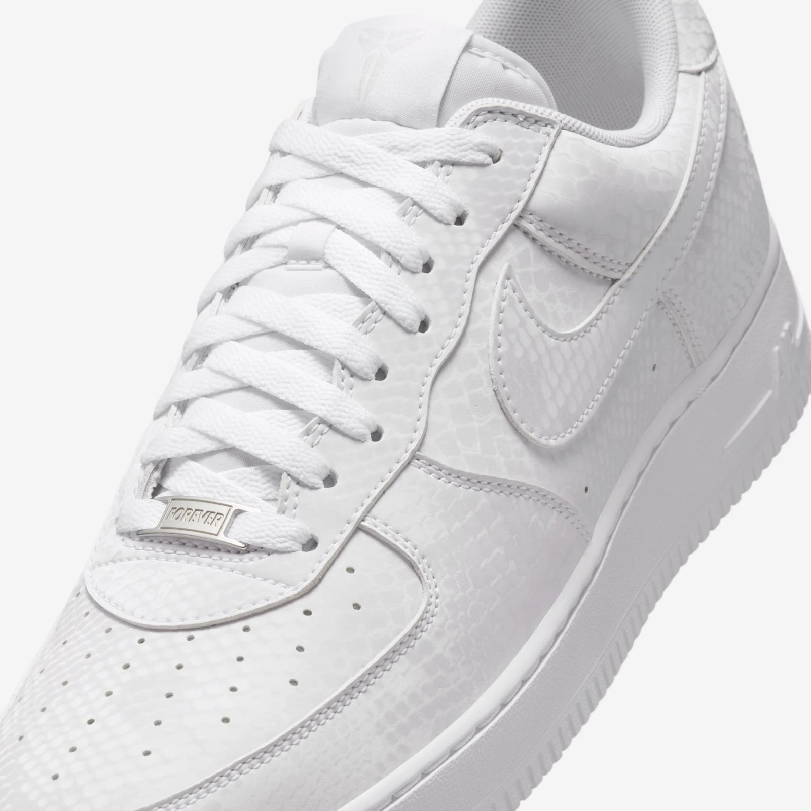 Kobe Bryant x Nike Air Force 1 Low Forever White IB0018-100 Fall 2025