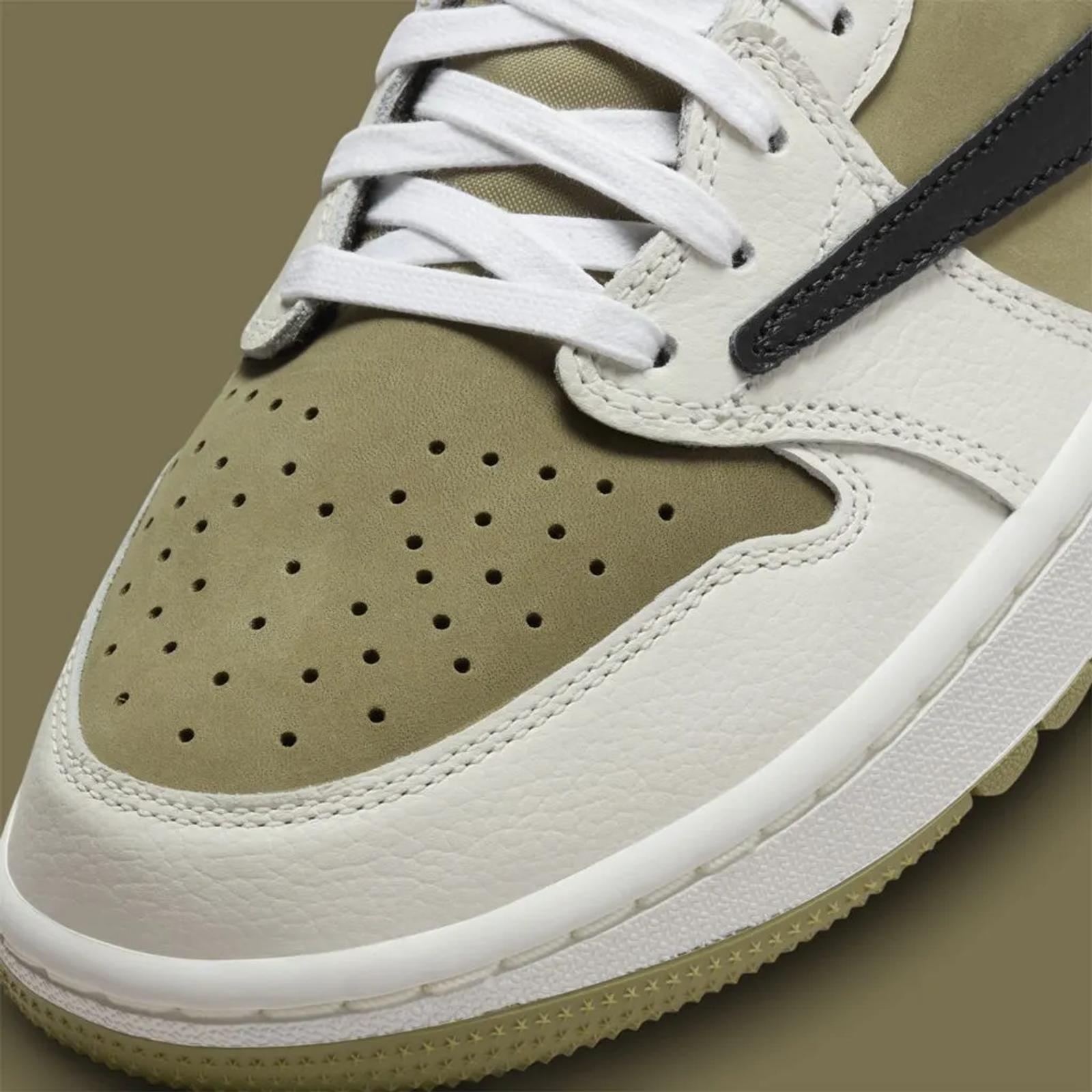 Air Jordan x Travis Scott 1 Low Golf Olive