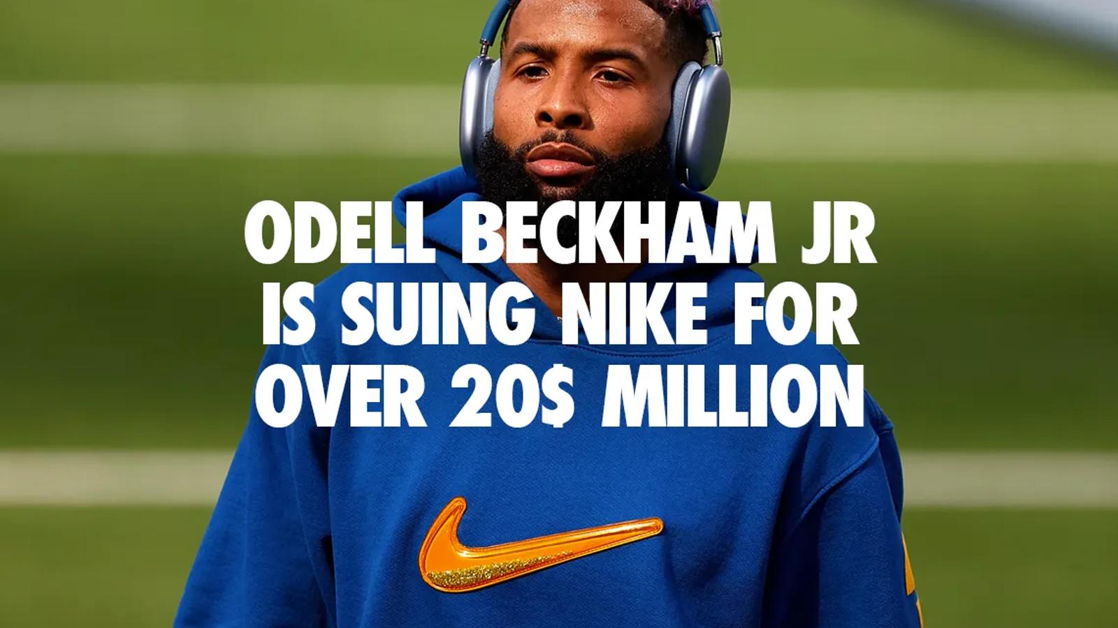 Odell Beckham Jr. is suing Nike for over 20$ million