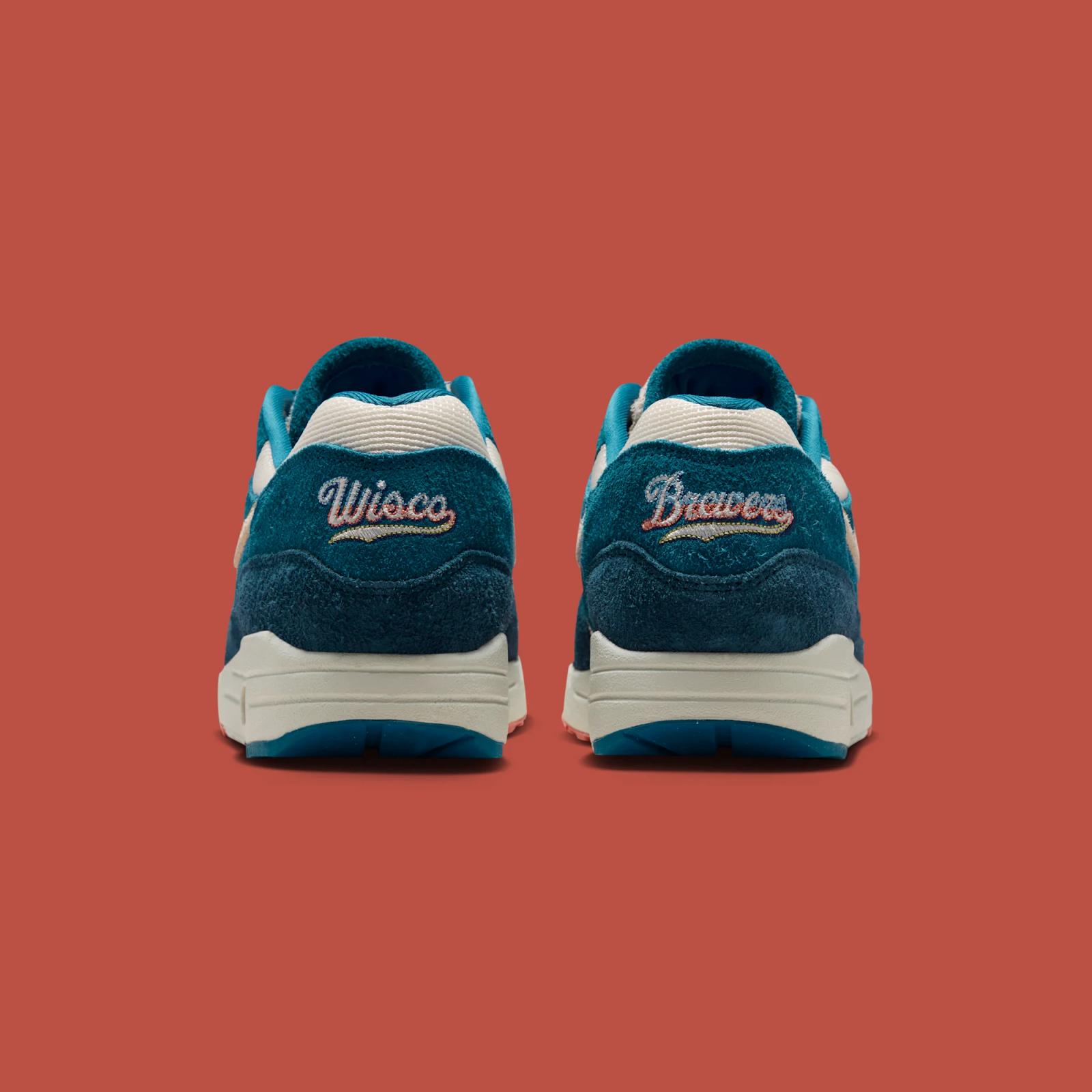 Nike Air Max 1 "Milwaukee Brewers" drops May 9th, 2026