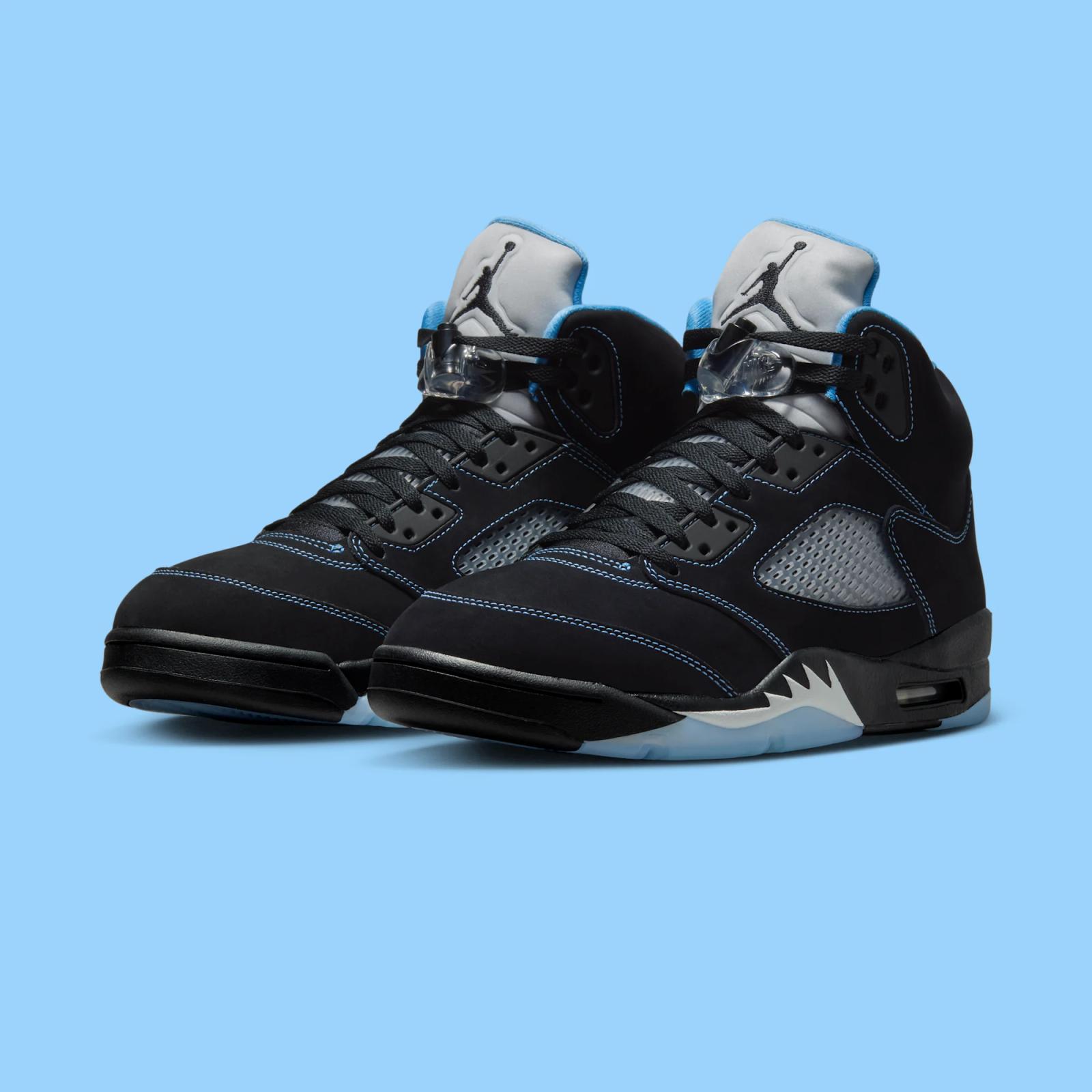 Air Jordan 5 Retro “Black / University Blue” drops June 20th, 2026