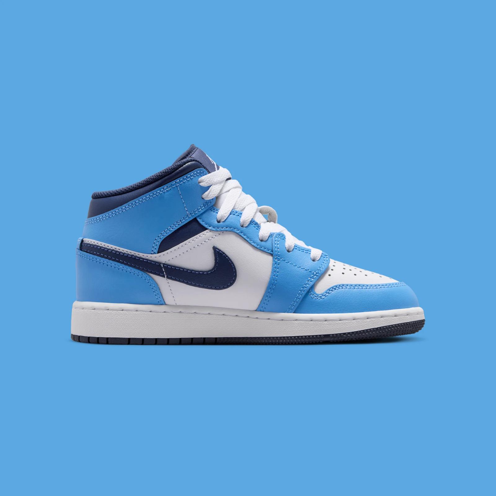 Air Jordan 1 Mid GS "University Blue" drops May 1, 2026