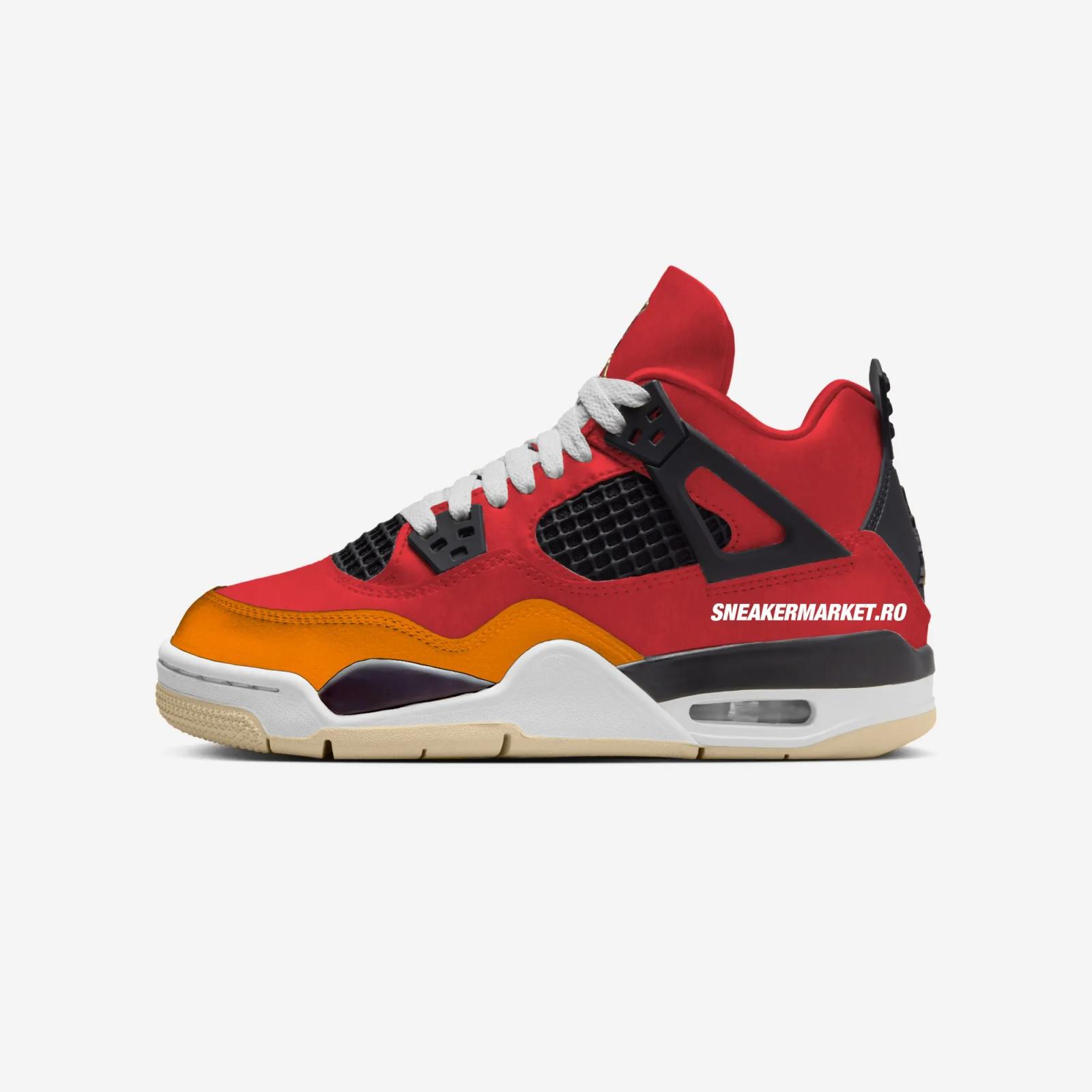 Air Jordan 4 Retro GS Fire Red / Starfish IH2094-600