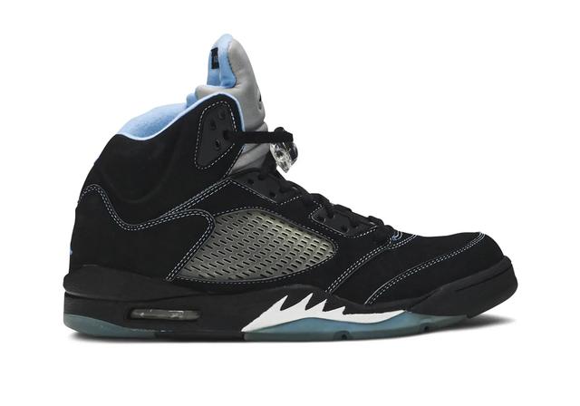 Air Jordan 5 Retro "Black / University Blue" Black/University Blue/White