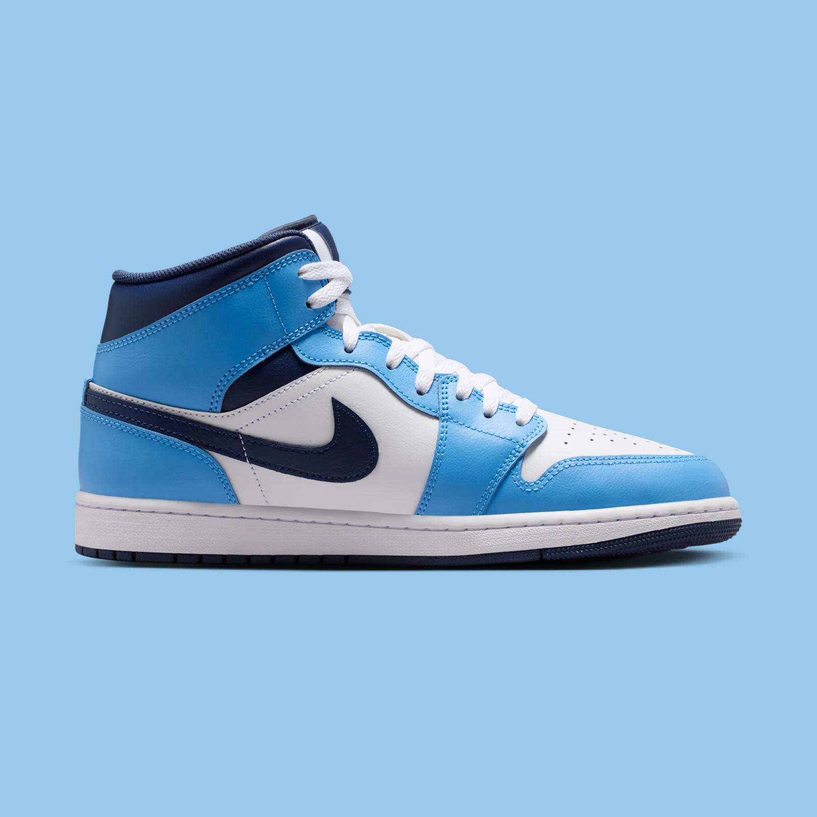 Air Jordan 1 Mid "University Blue" drops April 1st, 2026