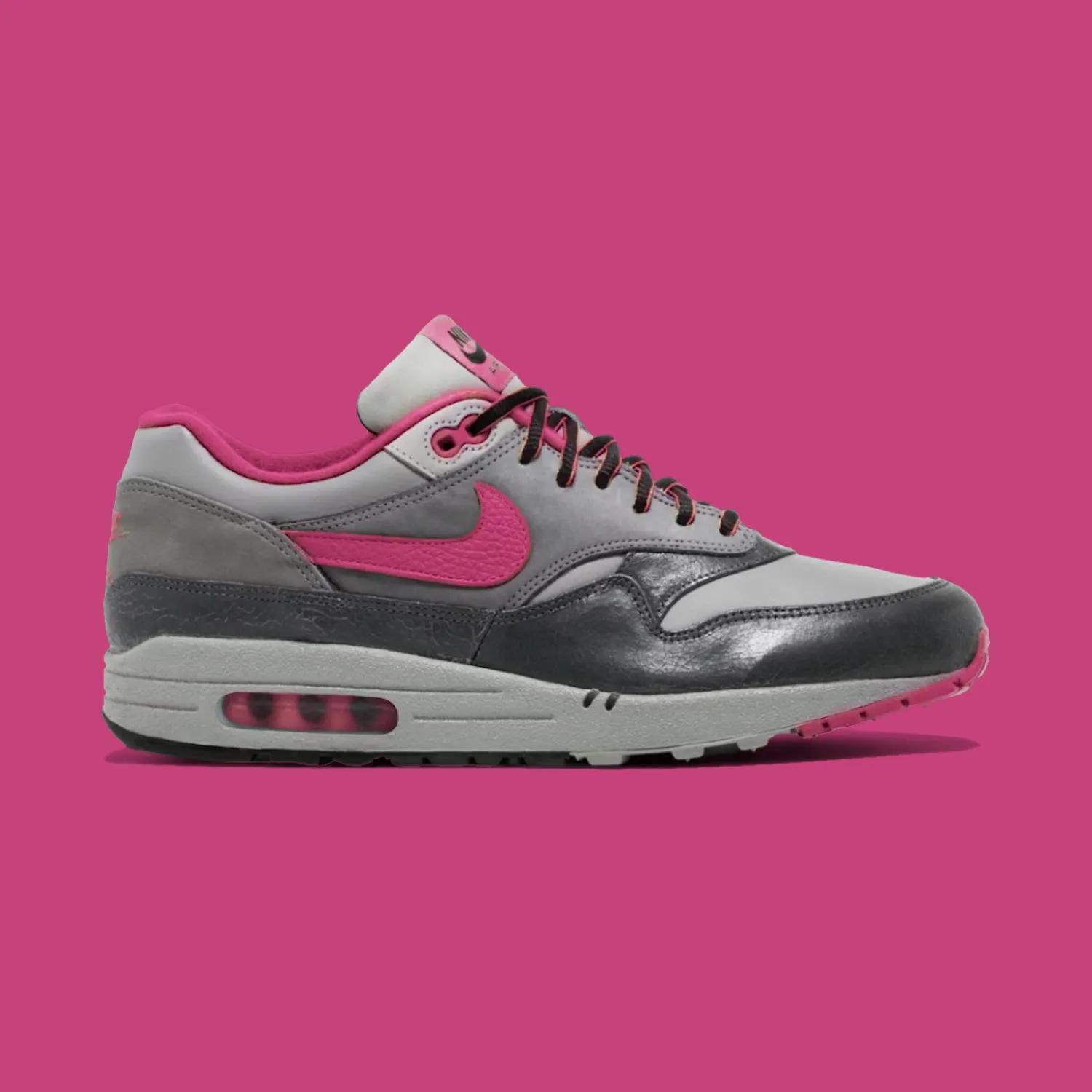 HUF x Nike Air Max 1 Anthracite / Pink Pow HF3713-003