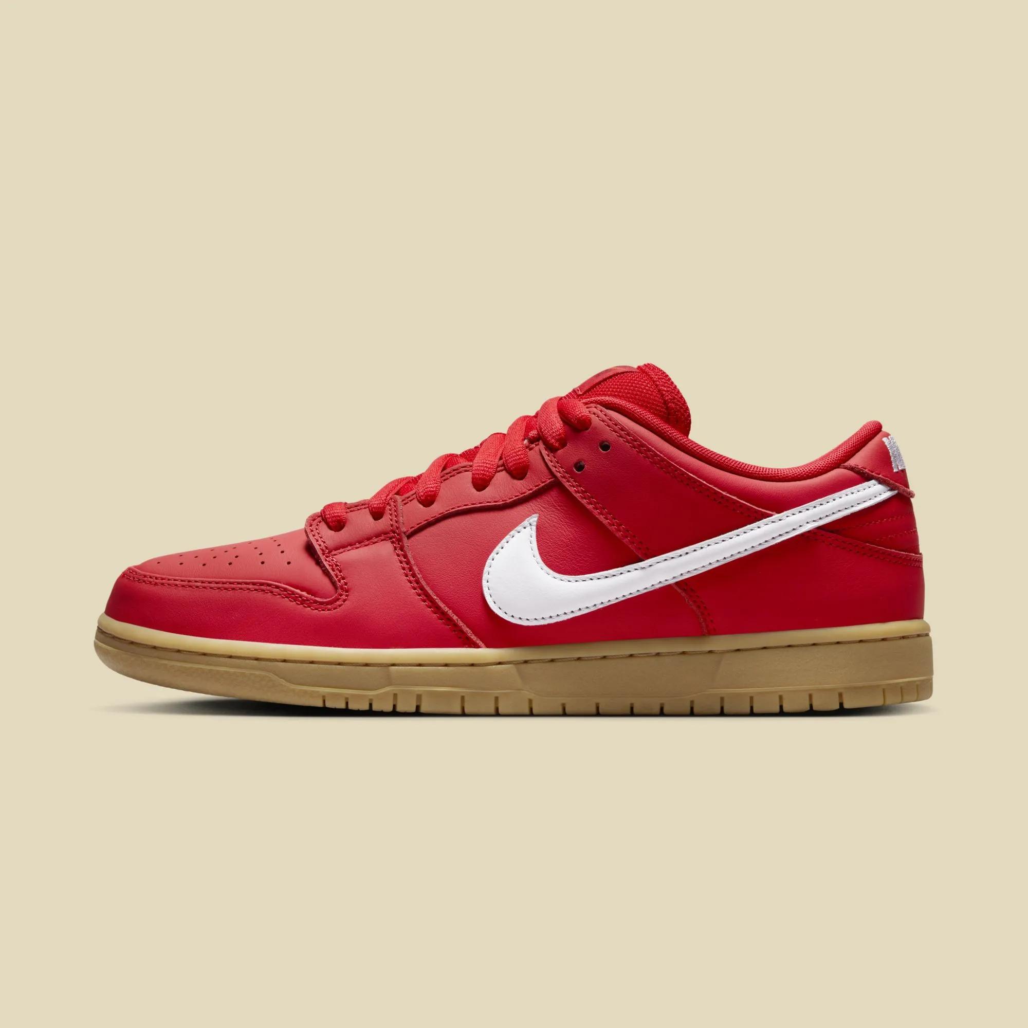 Nike SB Dunk Low Pro ISO University Red Release