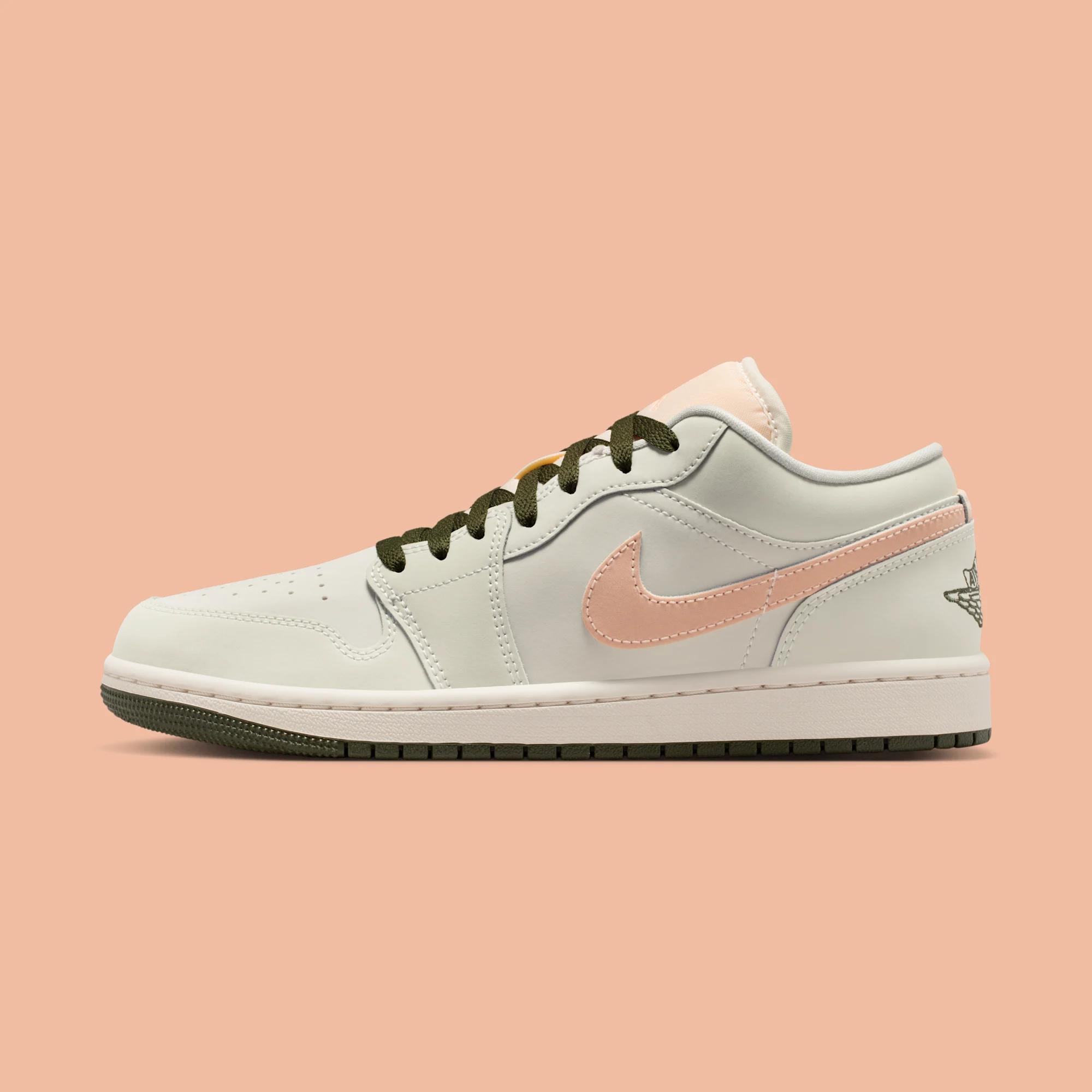 Air Jordan 1 Low "Sail & Crimson Tint" releases April 1, 2026