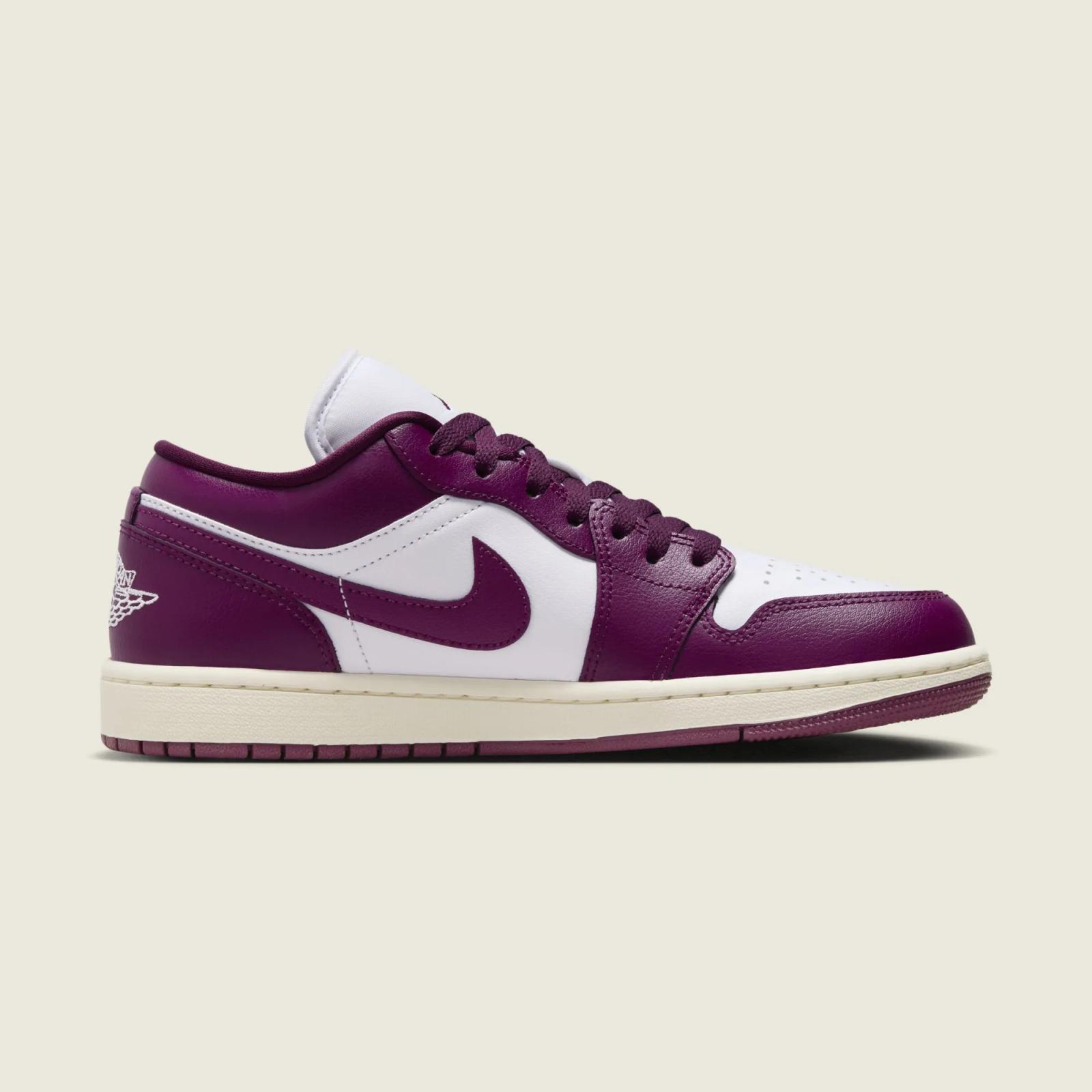 Air Jordan 1 Low White / Bordeaux DC0774-161