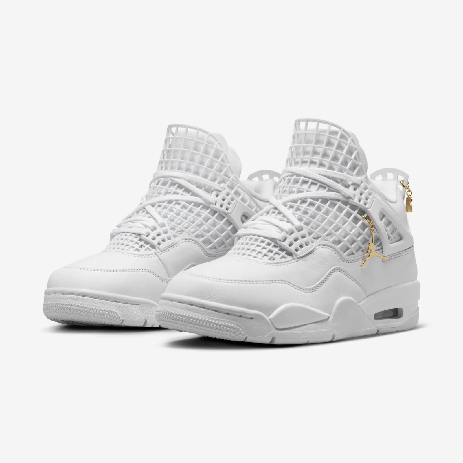 Air Jordan 4 Retro NET White Metallic Gold FN7251-107