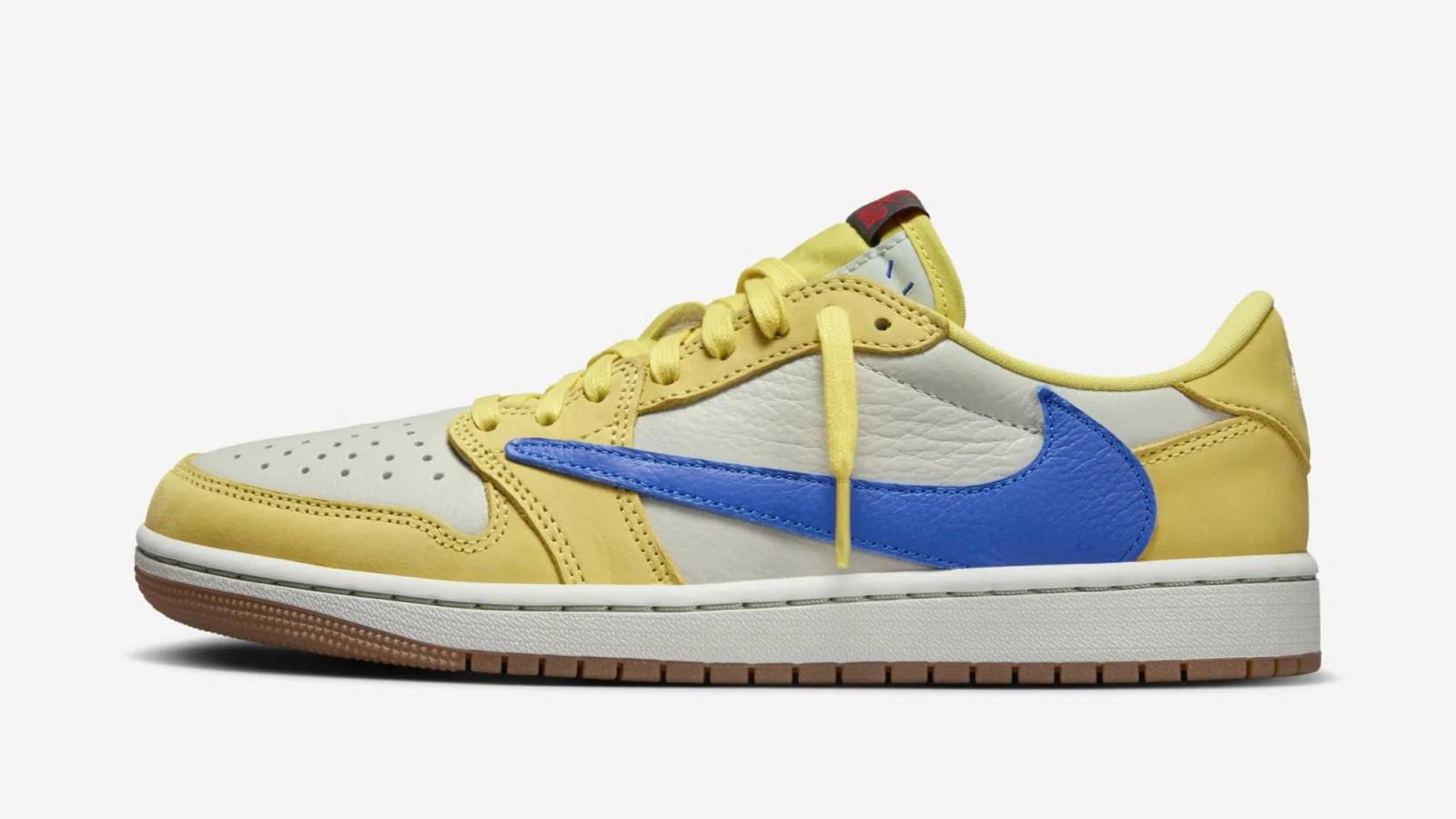 Travis Scott x Air Jordan 1 Low “Canary”