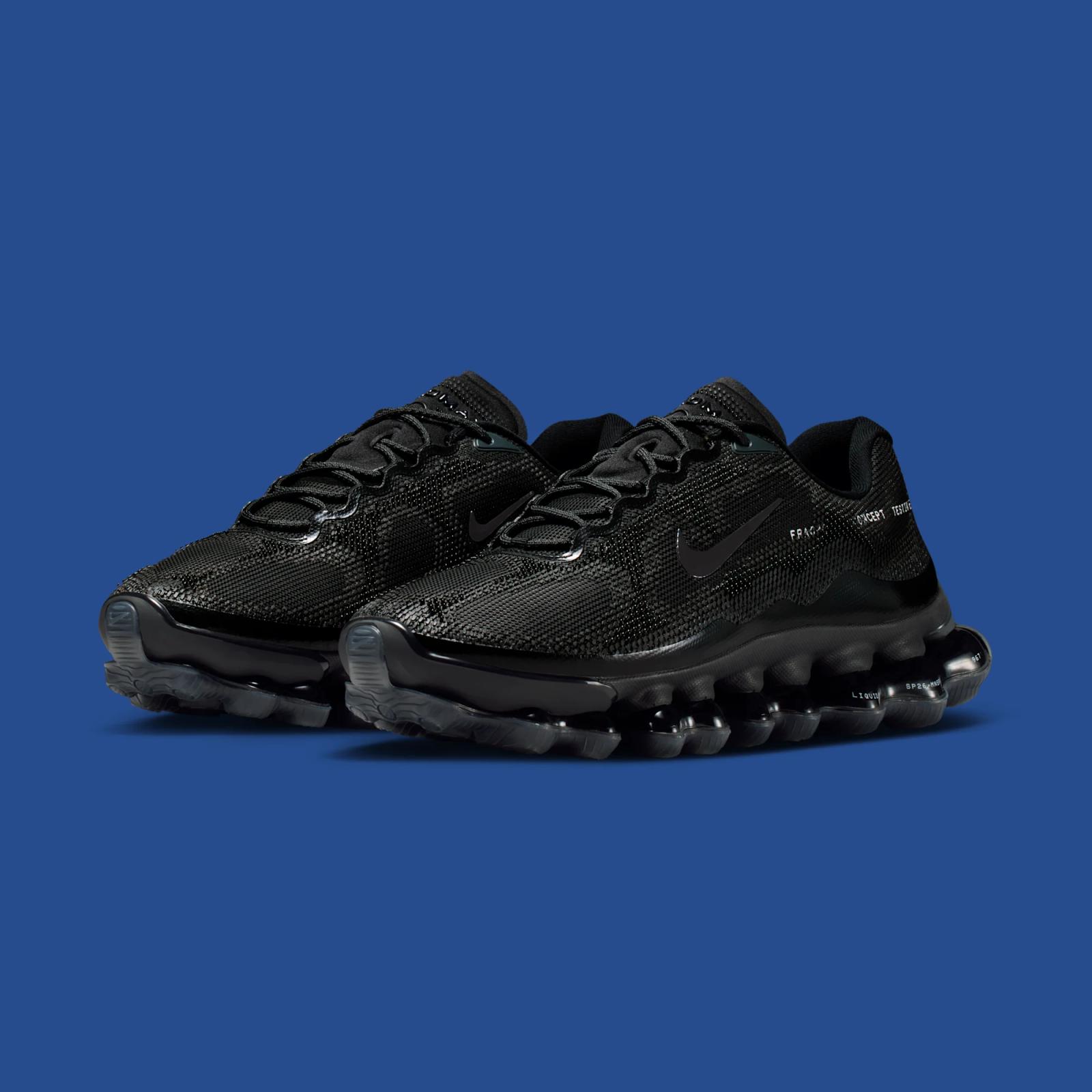 Fragment x Nike Liquid Max "Black" drops in 2026