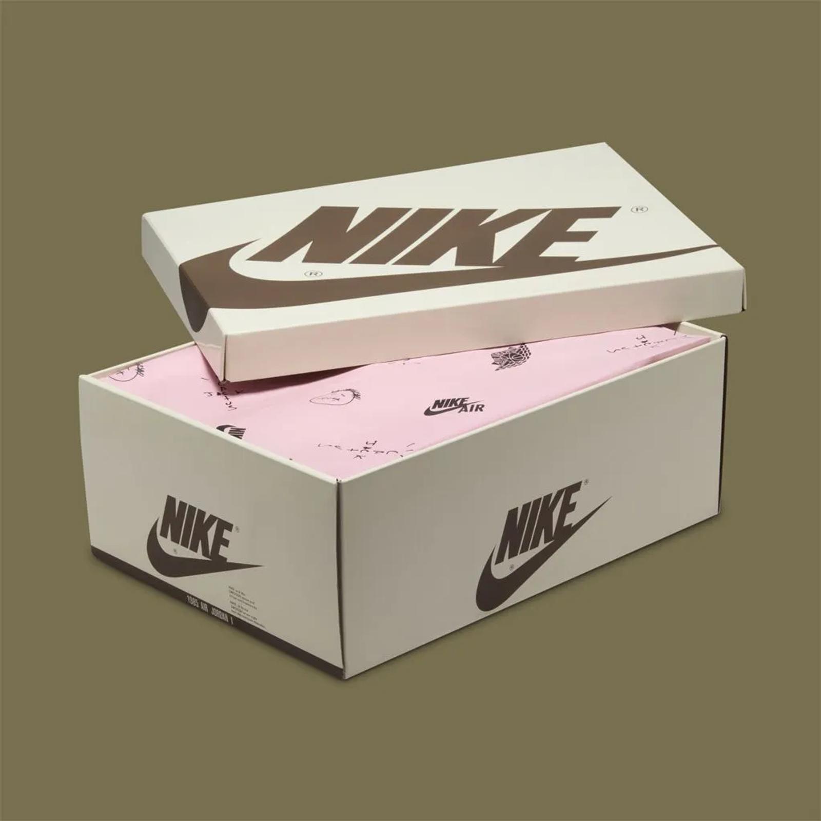 Air Jordan x Travis Scott 1 Low Golf Olive