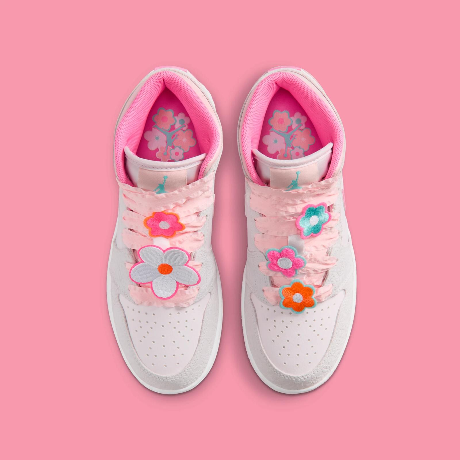 Air Jordan 1 Mid SE GS "Pink Bloom" drops April 1st, 2026