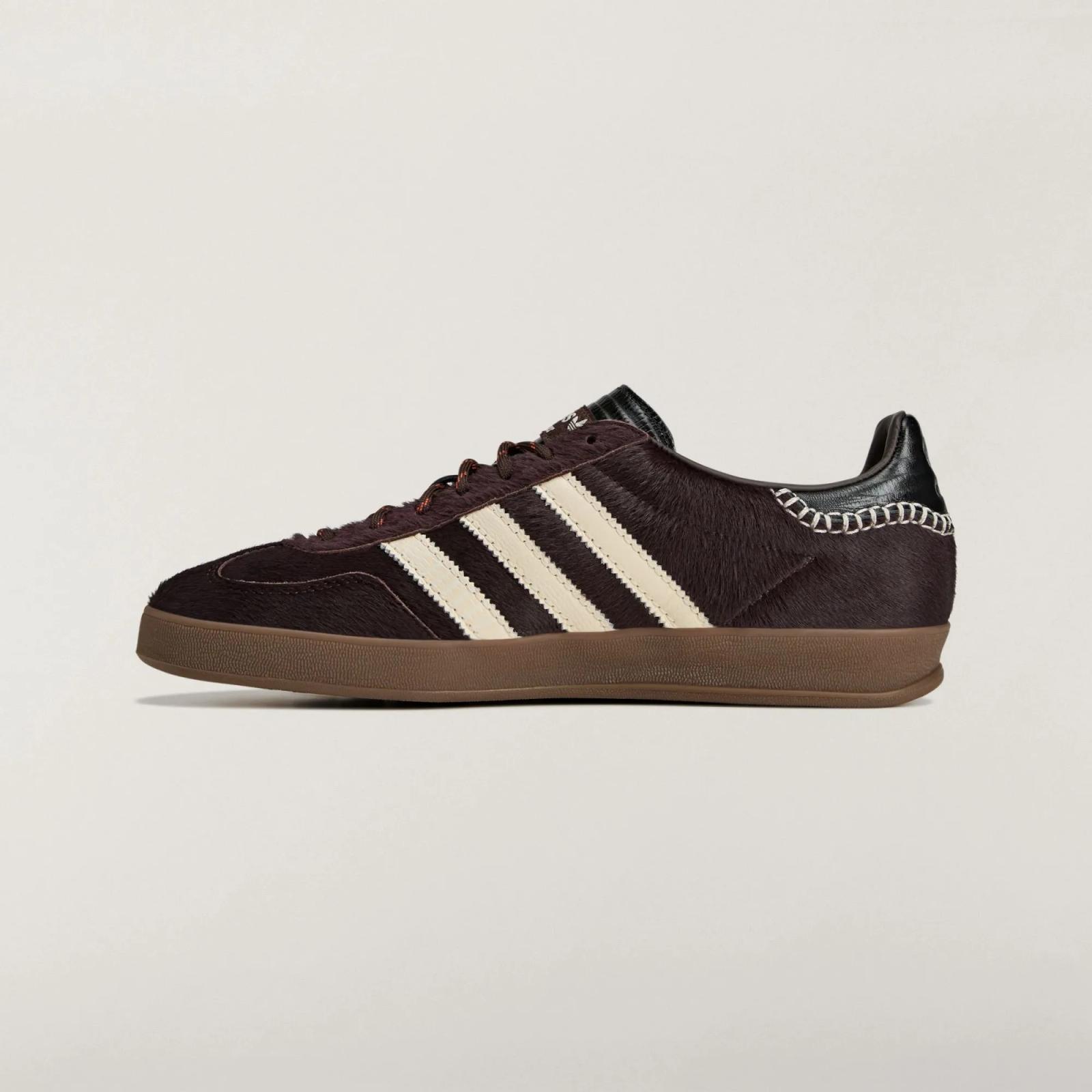 Wales Bonner x adidas Gazelle Indoor "Pony" drops April 17th, 2026