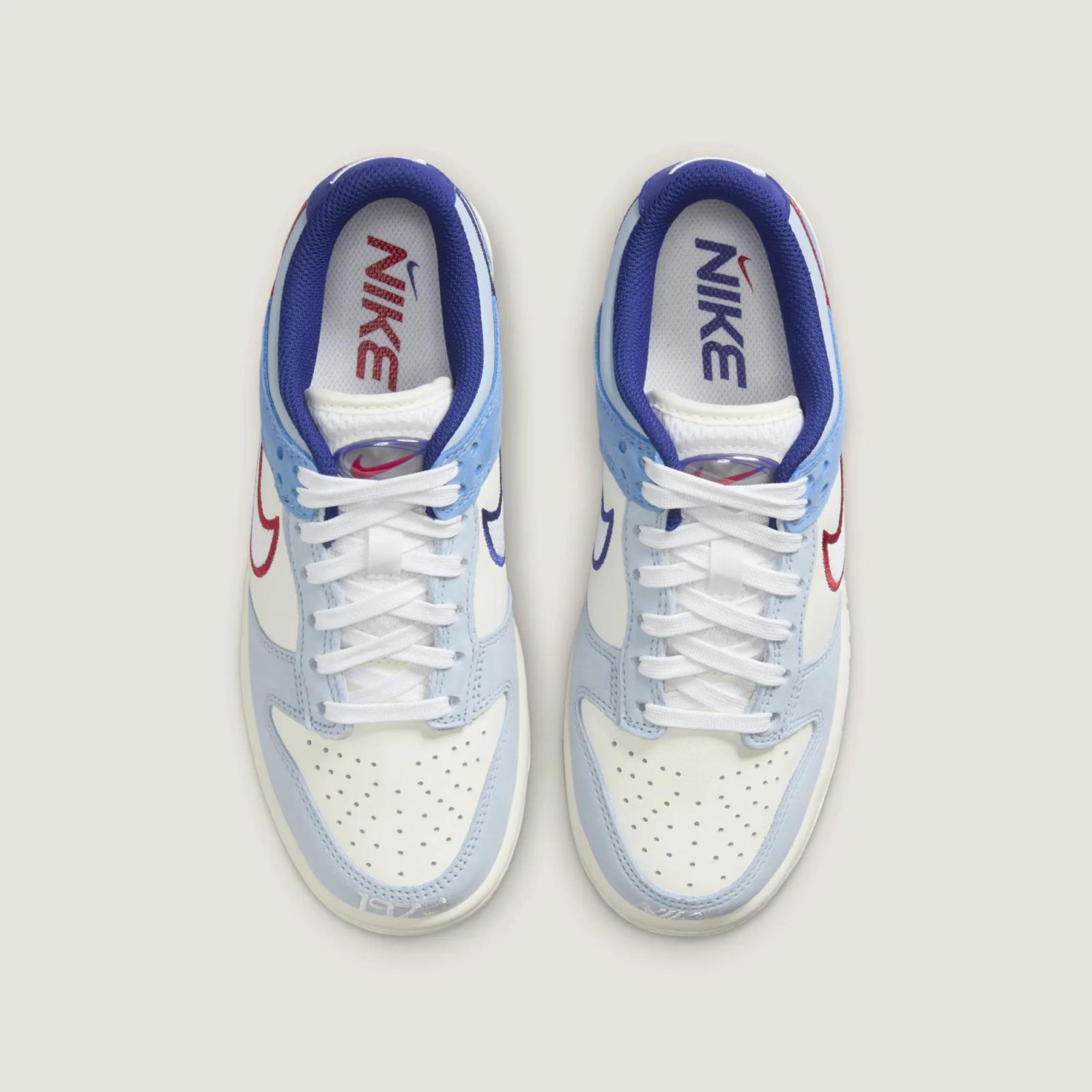 Nike Dunk Low GS Light Armoury Blue Gym Red