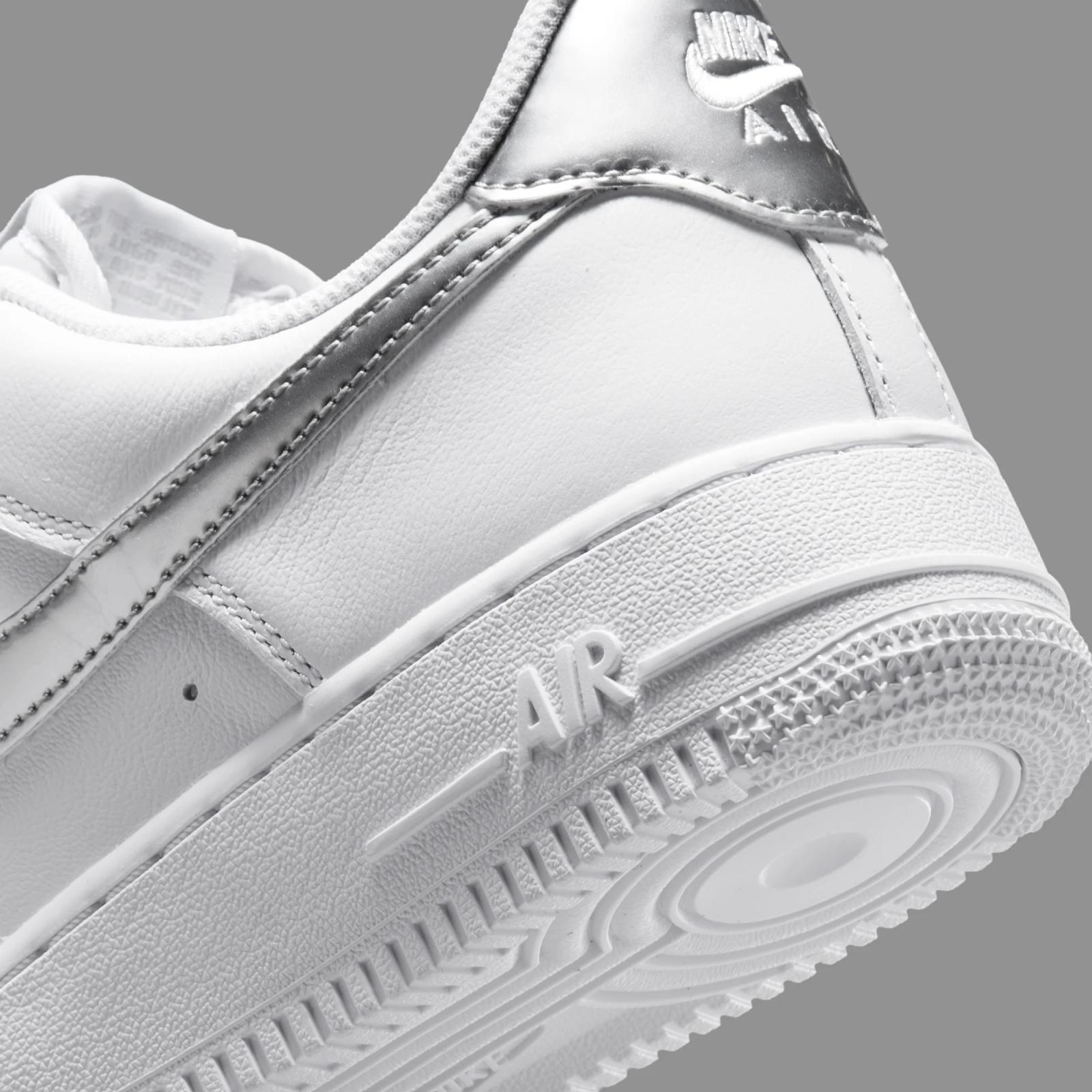 Nike Air Force 1 Low SE "White & Metallic Silver" drops July 1st, 2026