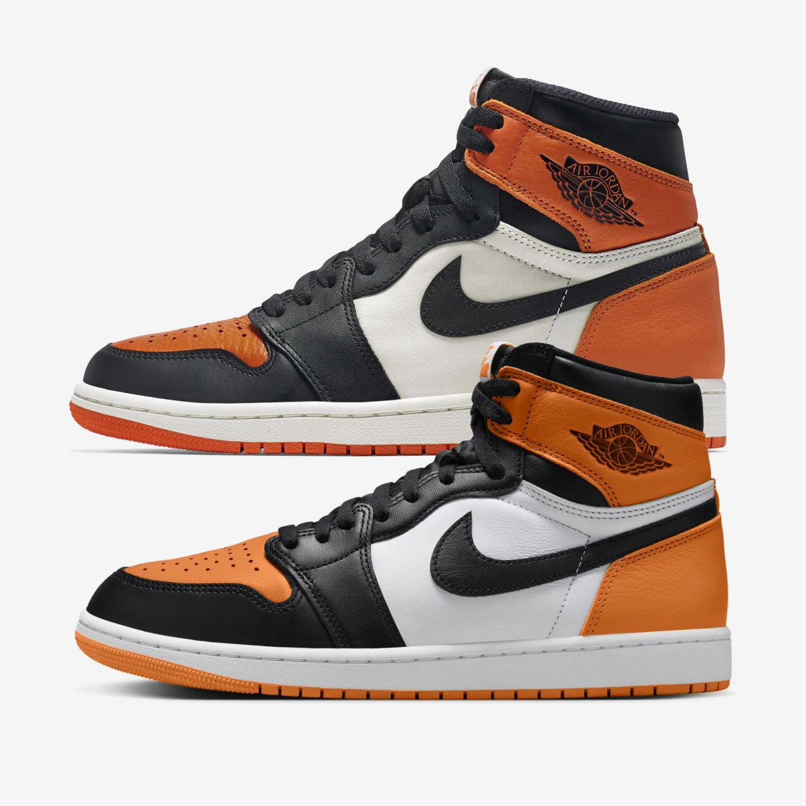 Air Jordan 1 High OG Shattered Backboard 2015 (555088-005) vs 2025 (DZ5485-008)