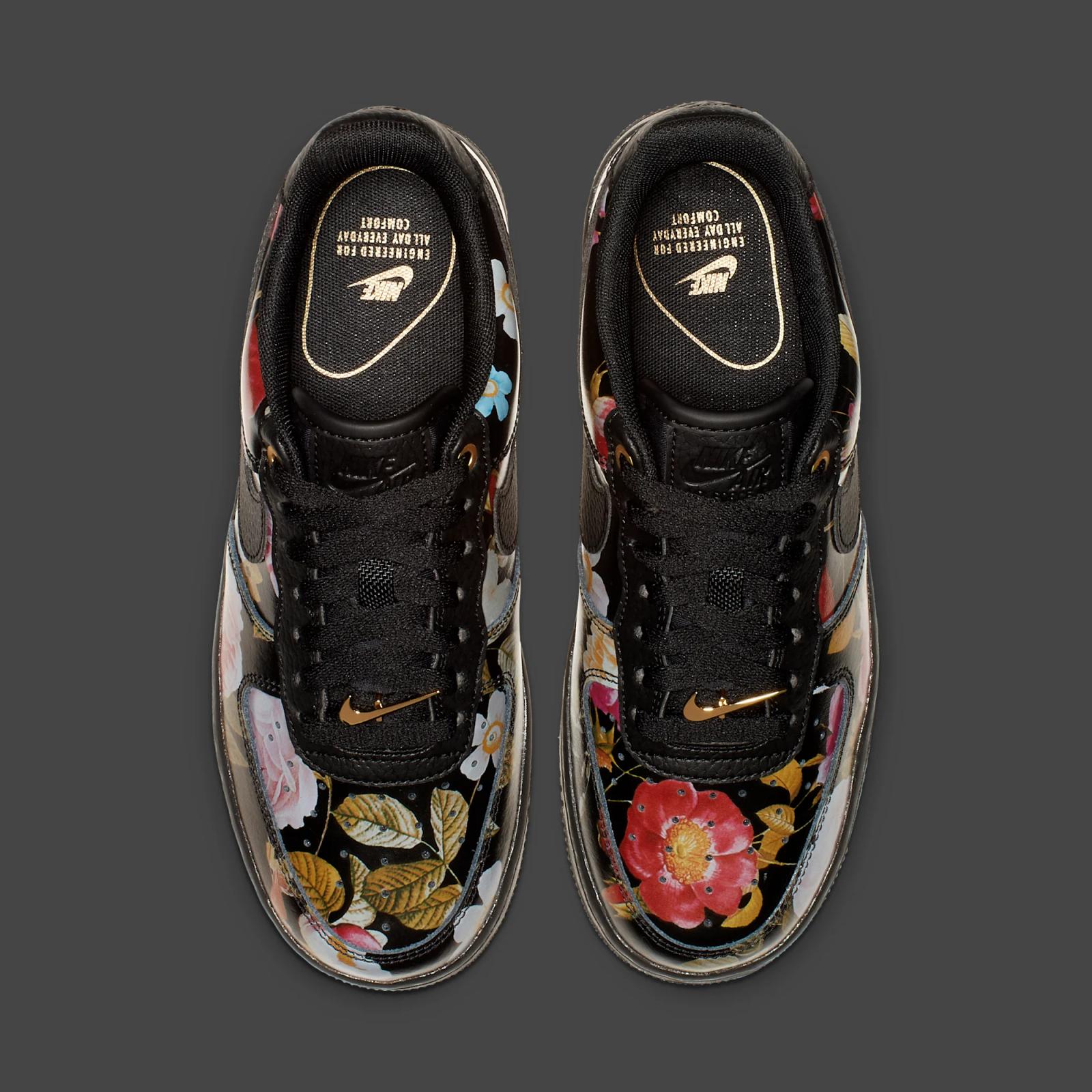 Nike Air Force 1 Low LX "Black Floral" returns in 2026