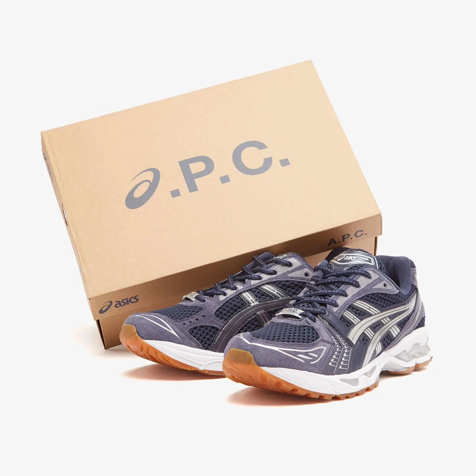 APC x Asics Gel-Kayano 14 Midnight Indigo Fog Release Date April 5th 2025 1203A926-400