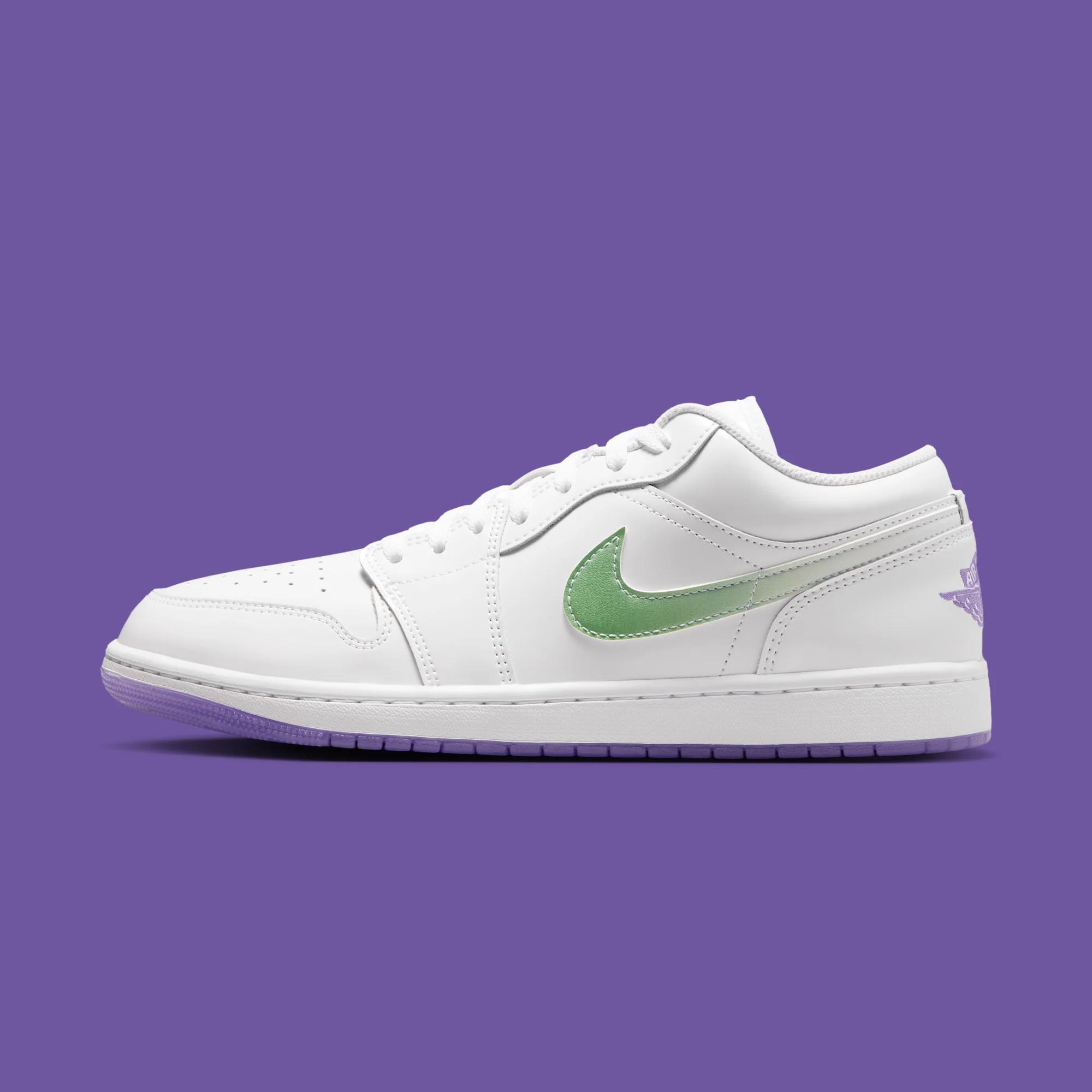 Quai 54 x Air Jordan 1 Low “Action Grape / Key Lime”