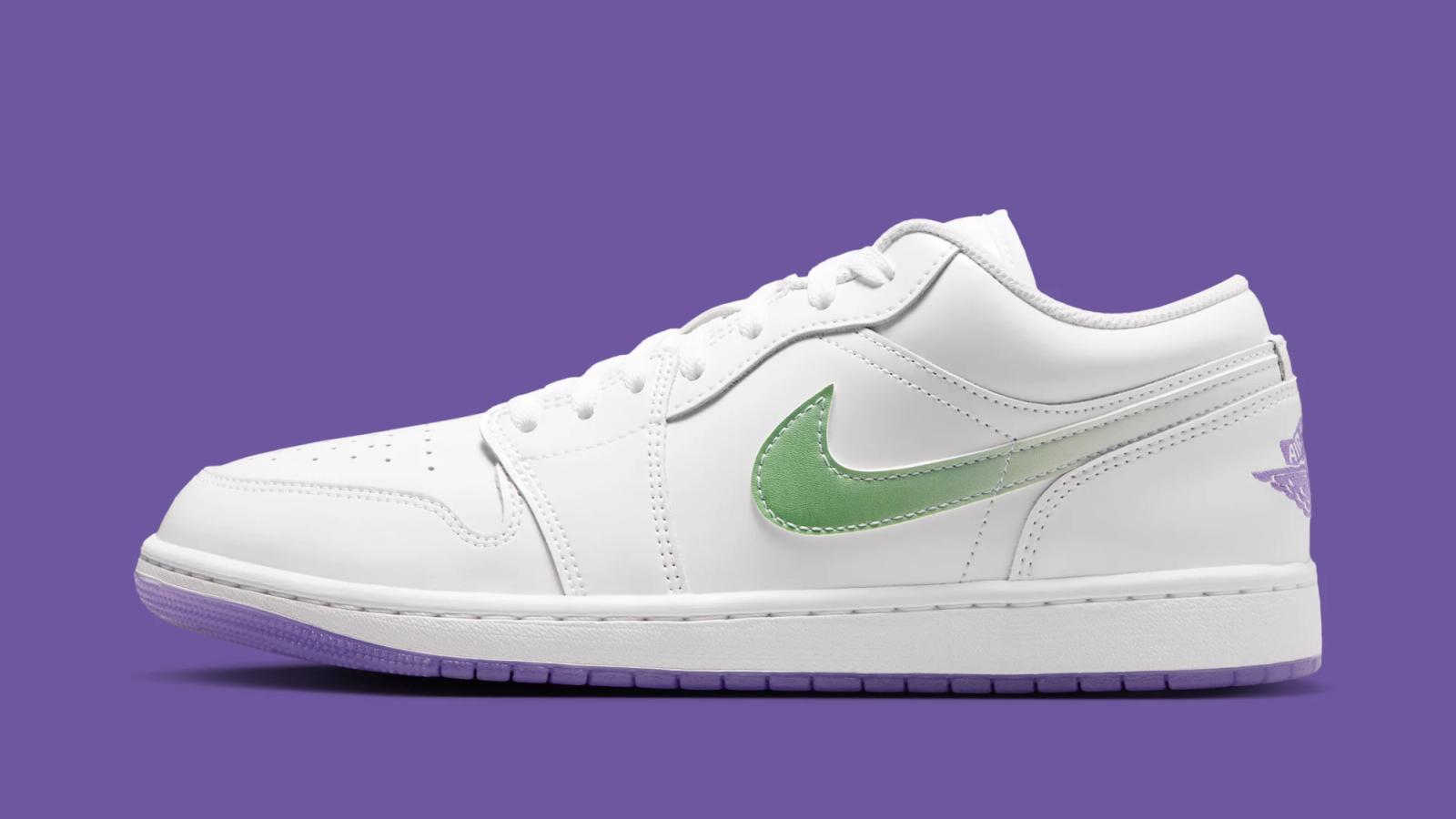 Quai 54 x Air Jordan 1 Low “Action Grape / Key Lime”