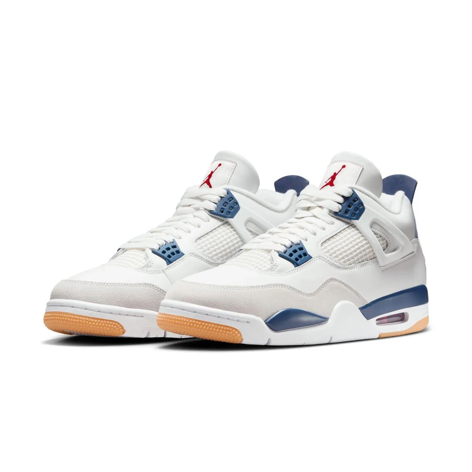Nike SB x Air Jordan 4 Retro White / Navy DR5415-100 Release Date Europe April 2025