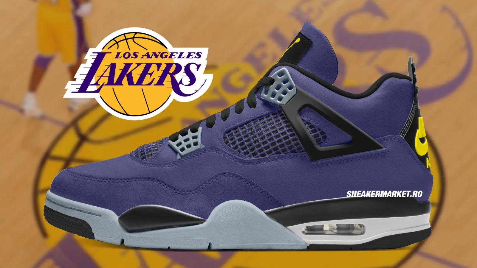 Air Jordan 4 Retro LA Lakers 2026 FV5029-500 Release Date 2026