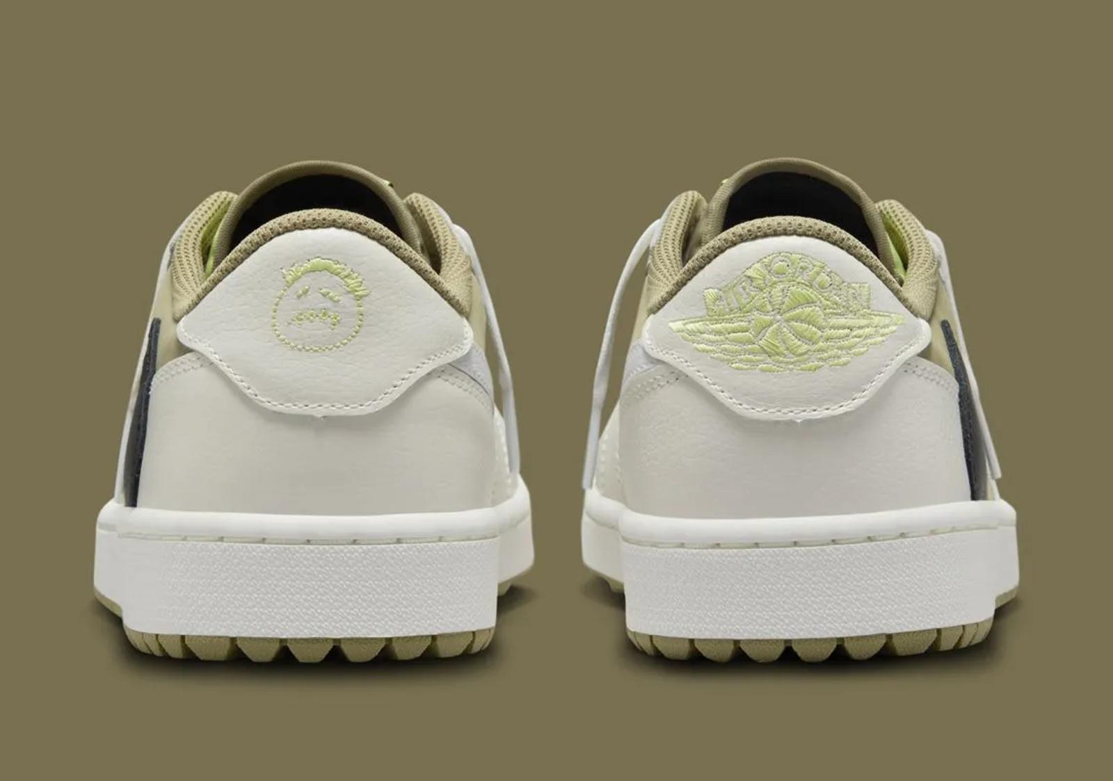 Air Jordan x Travis Scott 1 Low Golf Olive