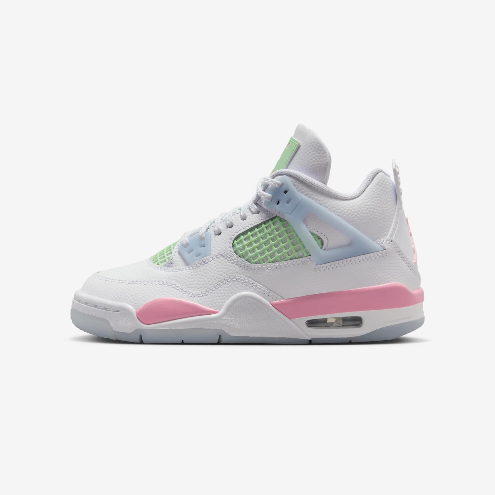 Air Jordan 4 Retro GS “White & Medium Soft Pink” drops February 1st, 2026