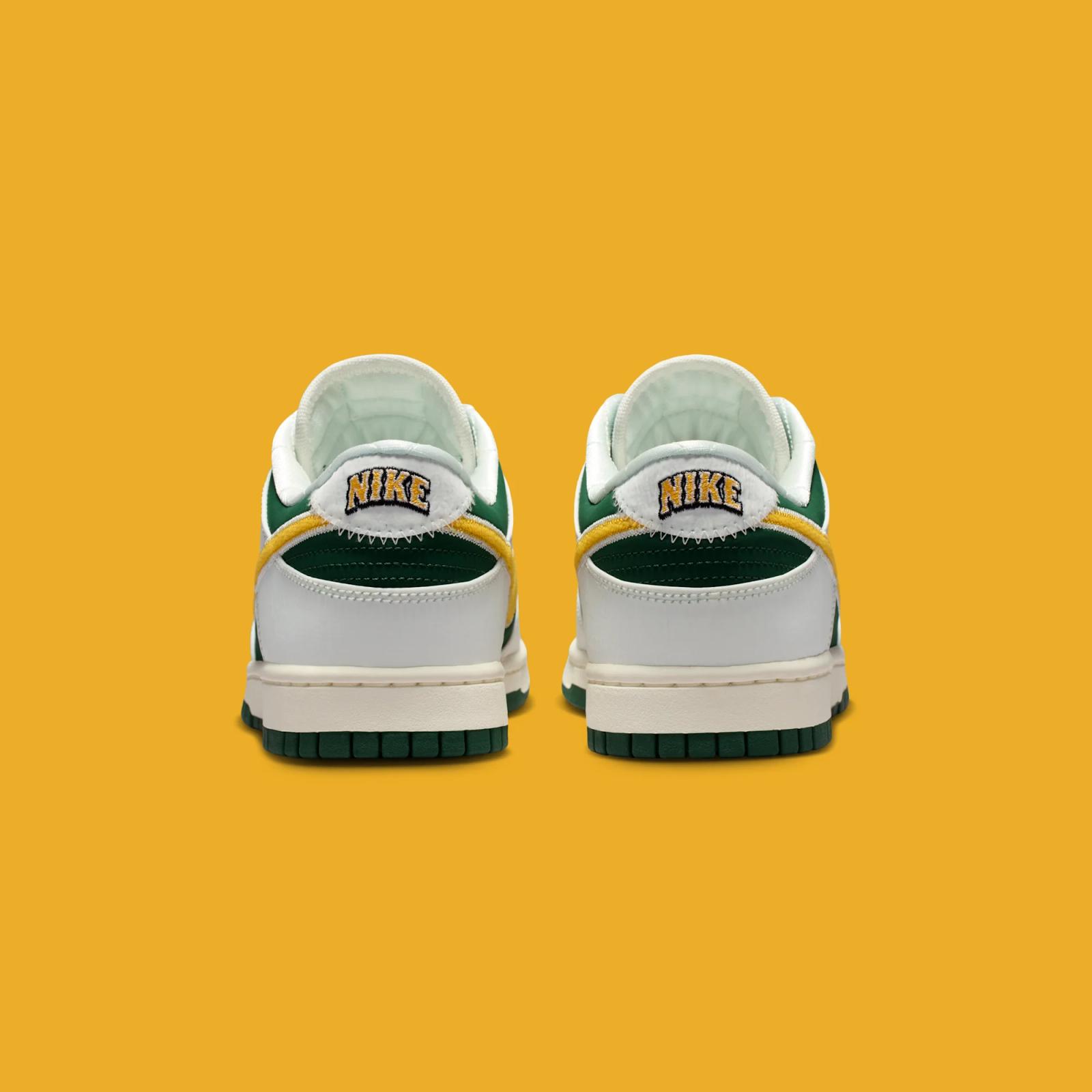 Nike Dunk Low Retro "Sail & University Gold" drops August 1st, 2026