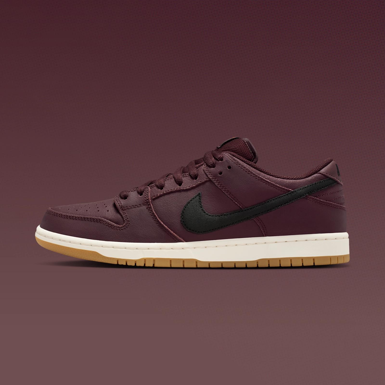 Nike SB Dunk Low Pro ISO “Burgundy Crush”