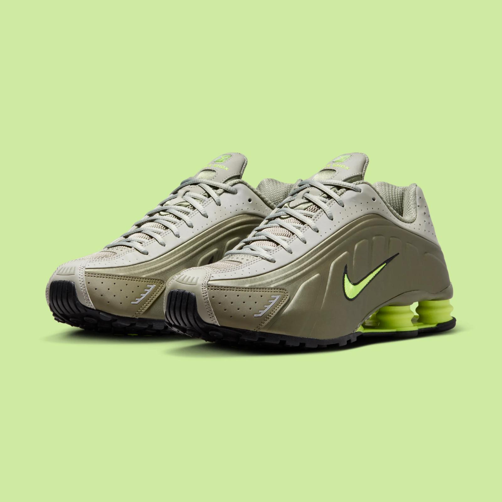 Nike Shox R4 "Light Army & Volt" drops Summer 2026