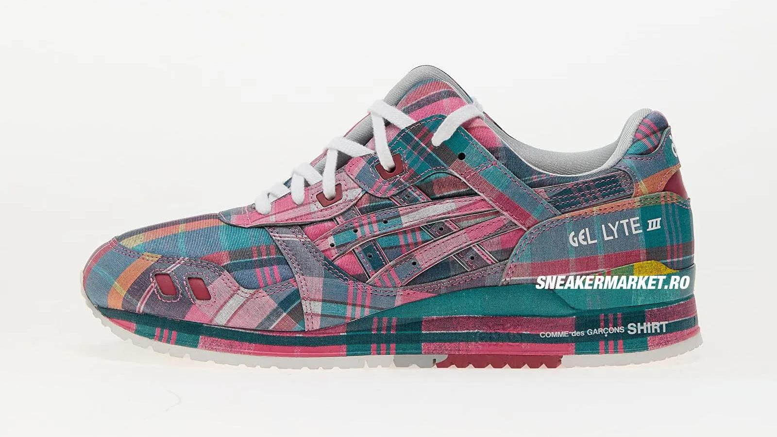 Comme des Garçons SHIRT x Asics Gel-Lyte 3 “Plaid Pack”