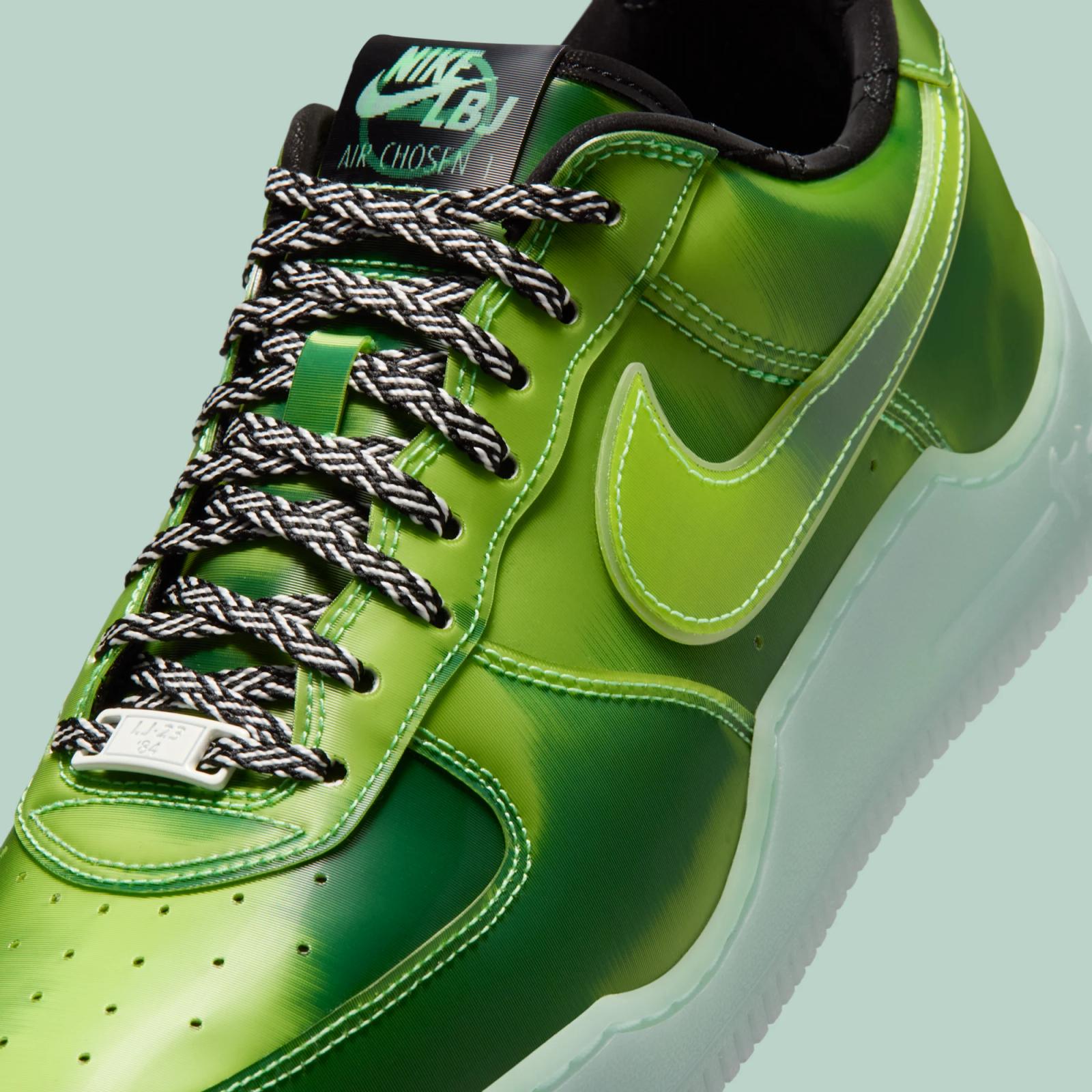 LeBron James Nike Air Force 1 PRM "Voltage Green" release date February 27, 2026