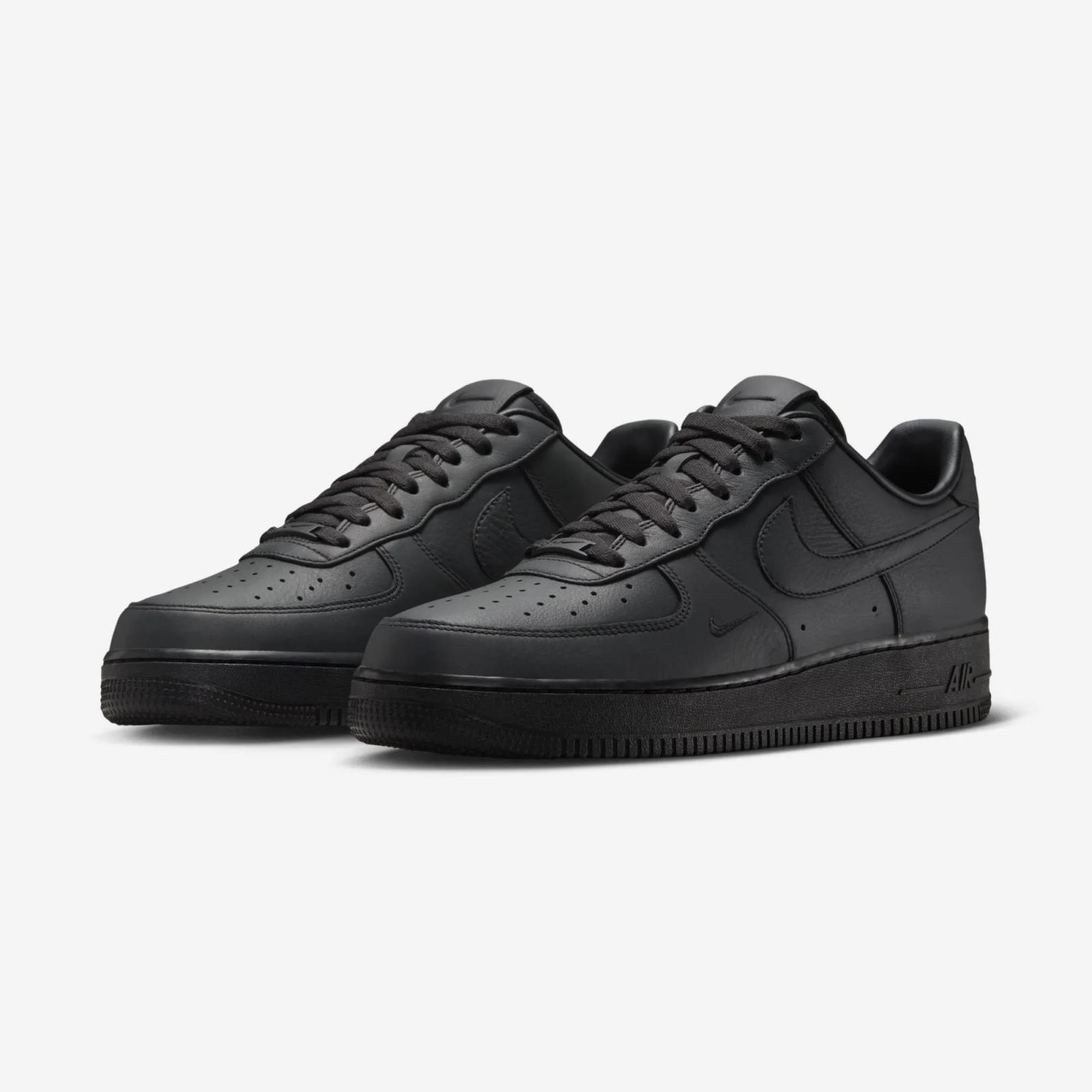 Nike Air Force 1 Low Triple Black .SWOOSH HJ9348-001 Release Date 2025
