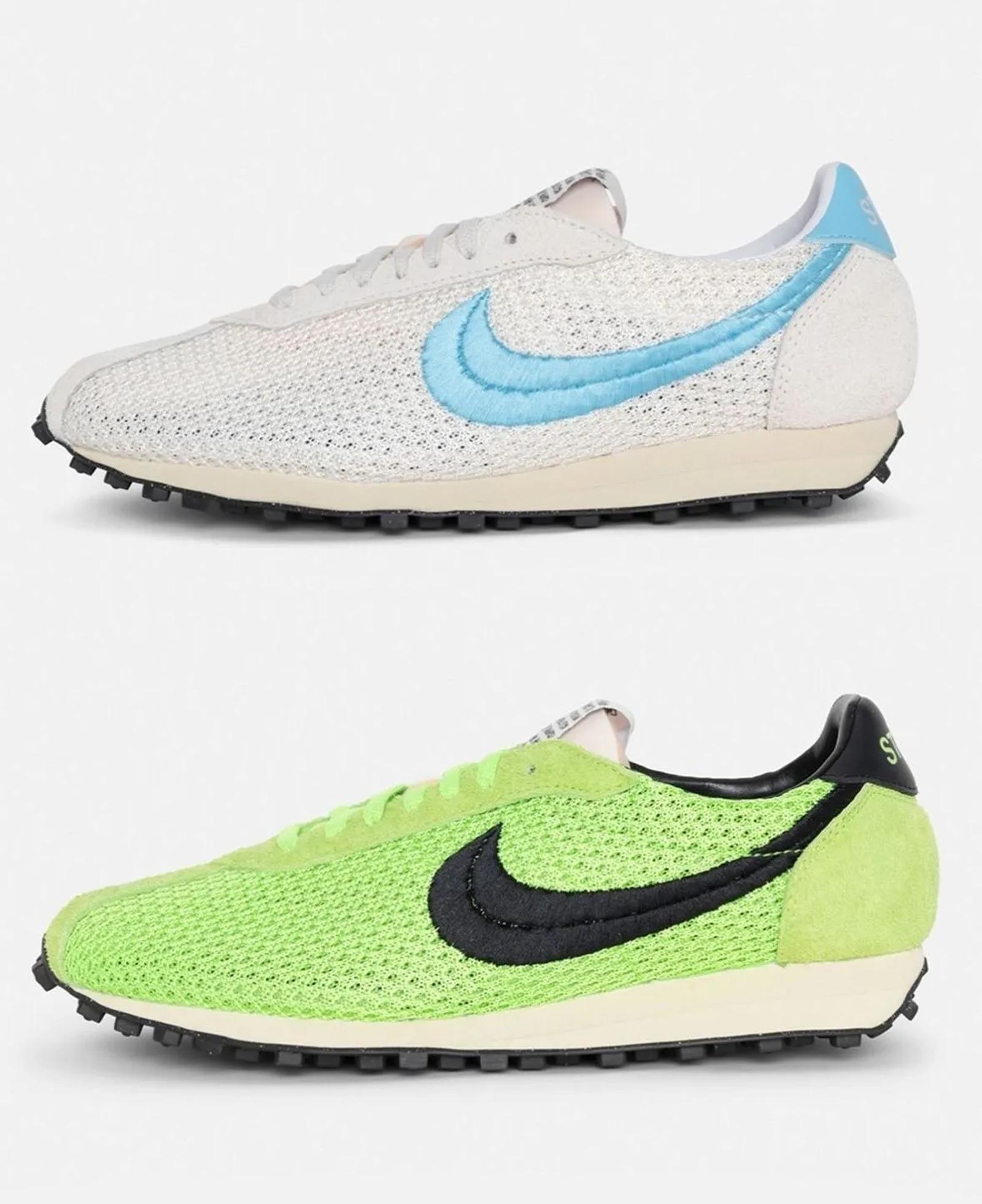 Stussy x Nike LD-1000 Action Green FQ5369-300 Aquarius Blue FQ5369-001