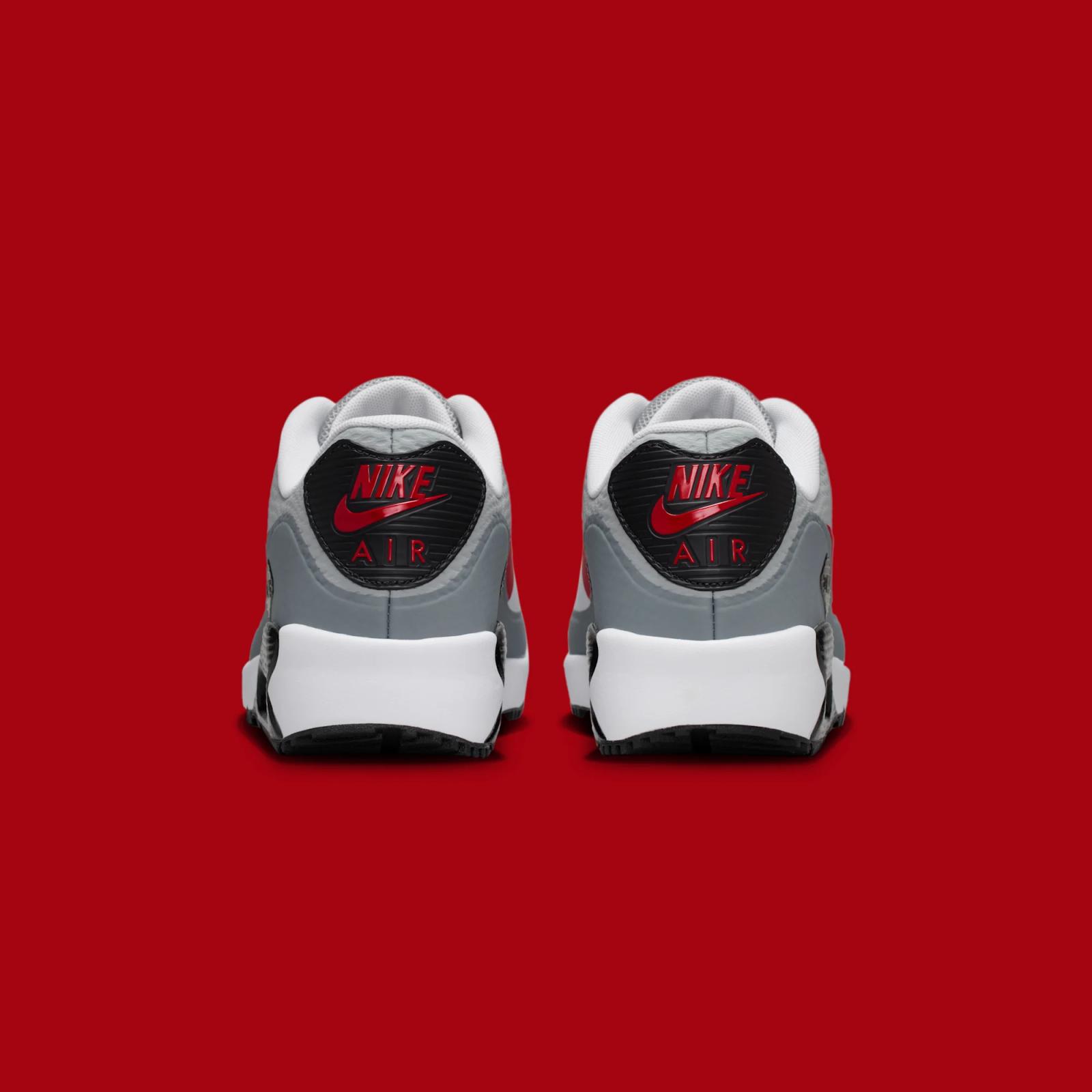 Nike Air Max 90 Golf "White & Fire Red" drops in 2026