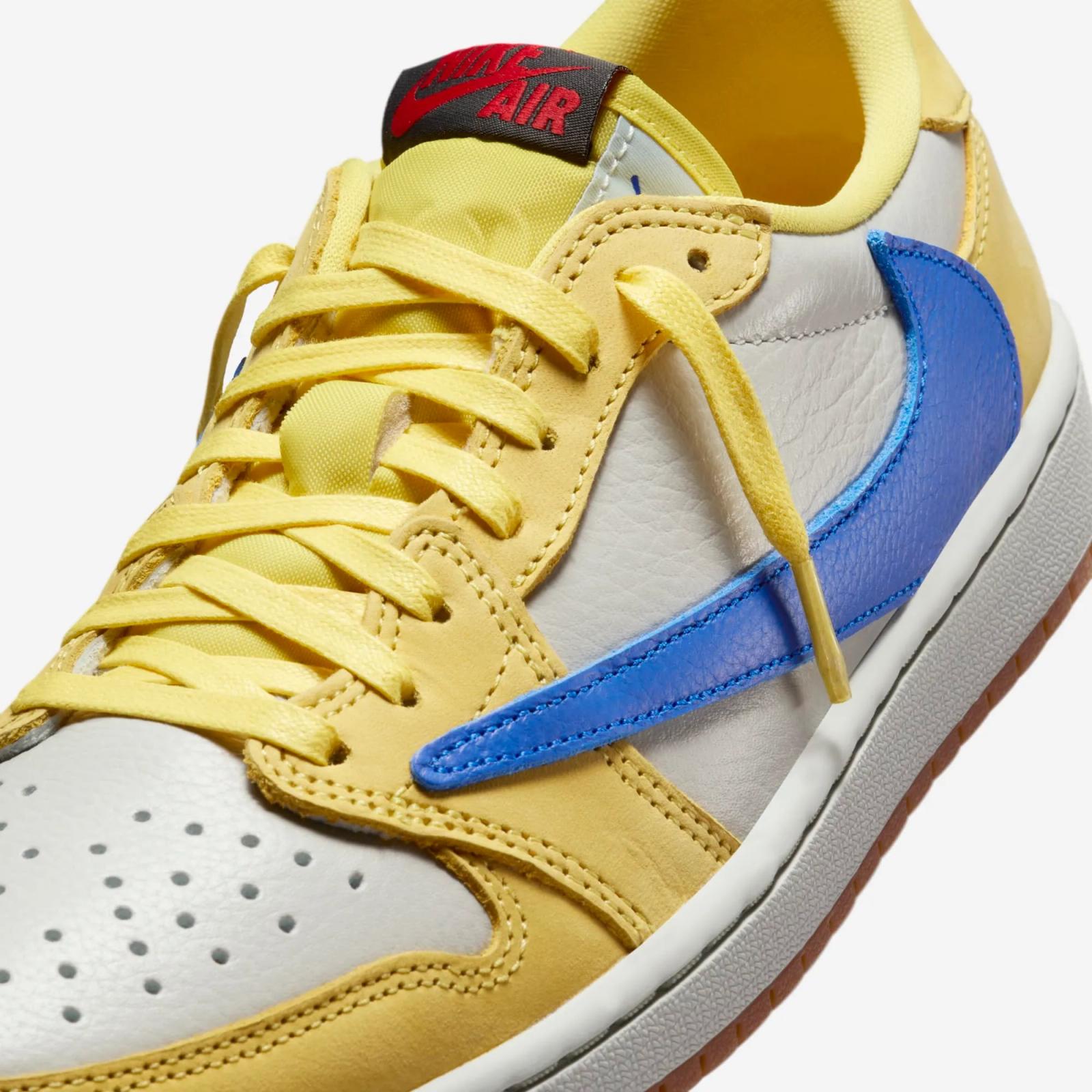 Travis Scott x Air Jordan 1 Low Canary DZ4137-700