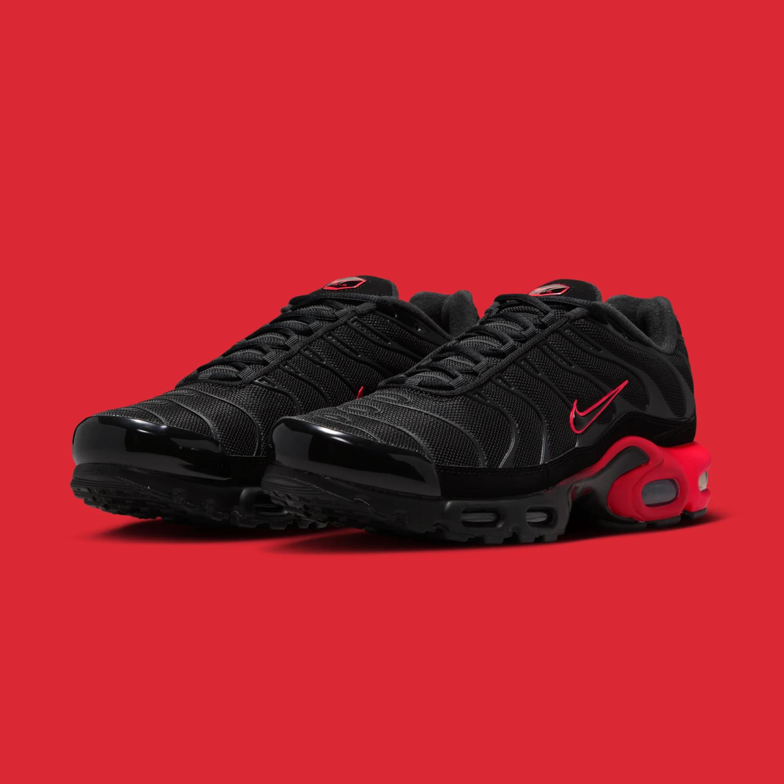 Nike Air Max Plus "Black & Bright Crimson" drops in 2026