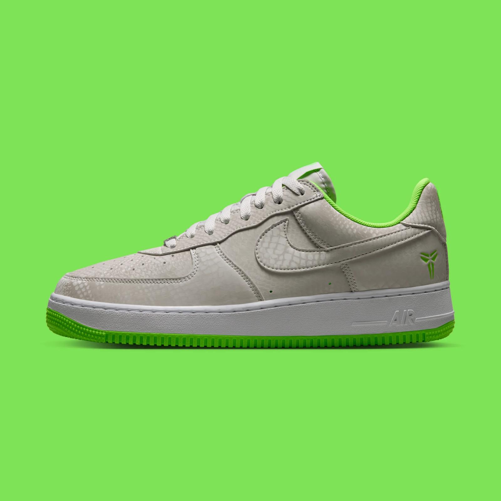 Kobe Bryant x Nike Air Force 1 Low "Vast Grey" drops August 1st, 2026