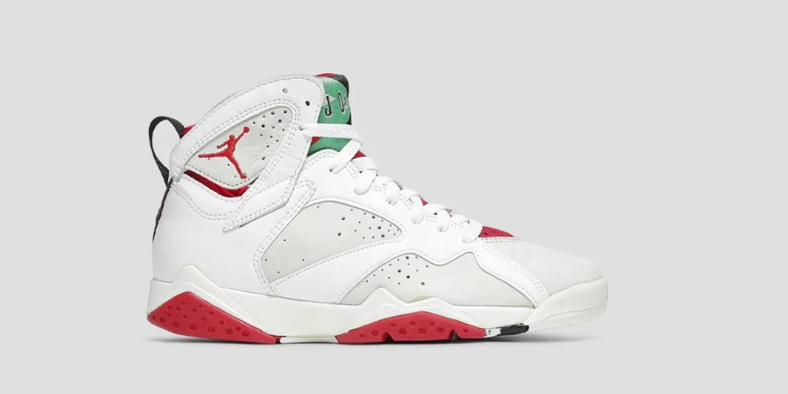 Air Jordan 7 Hare 1992 White Light Silver True Red 130014-100