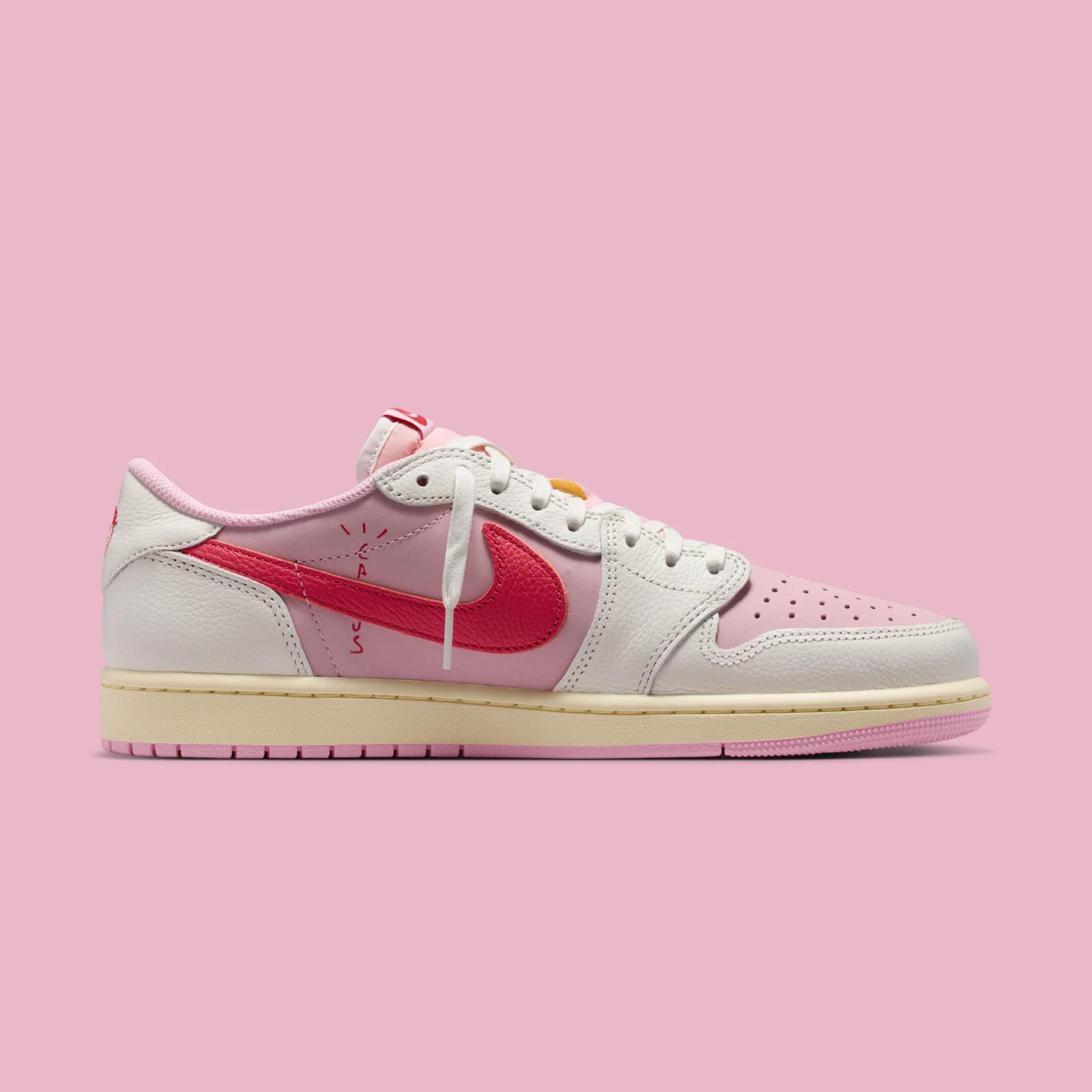 Travis Scott x Air Jordan 1 Retro Low OG “Tropical Pink” drops May 29th, 2026