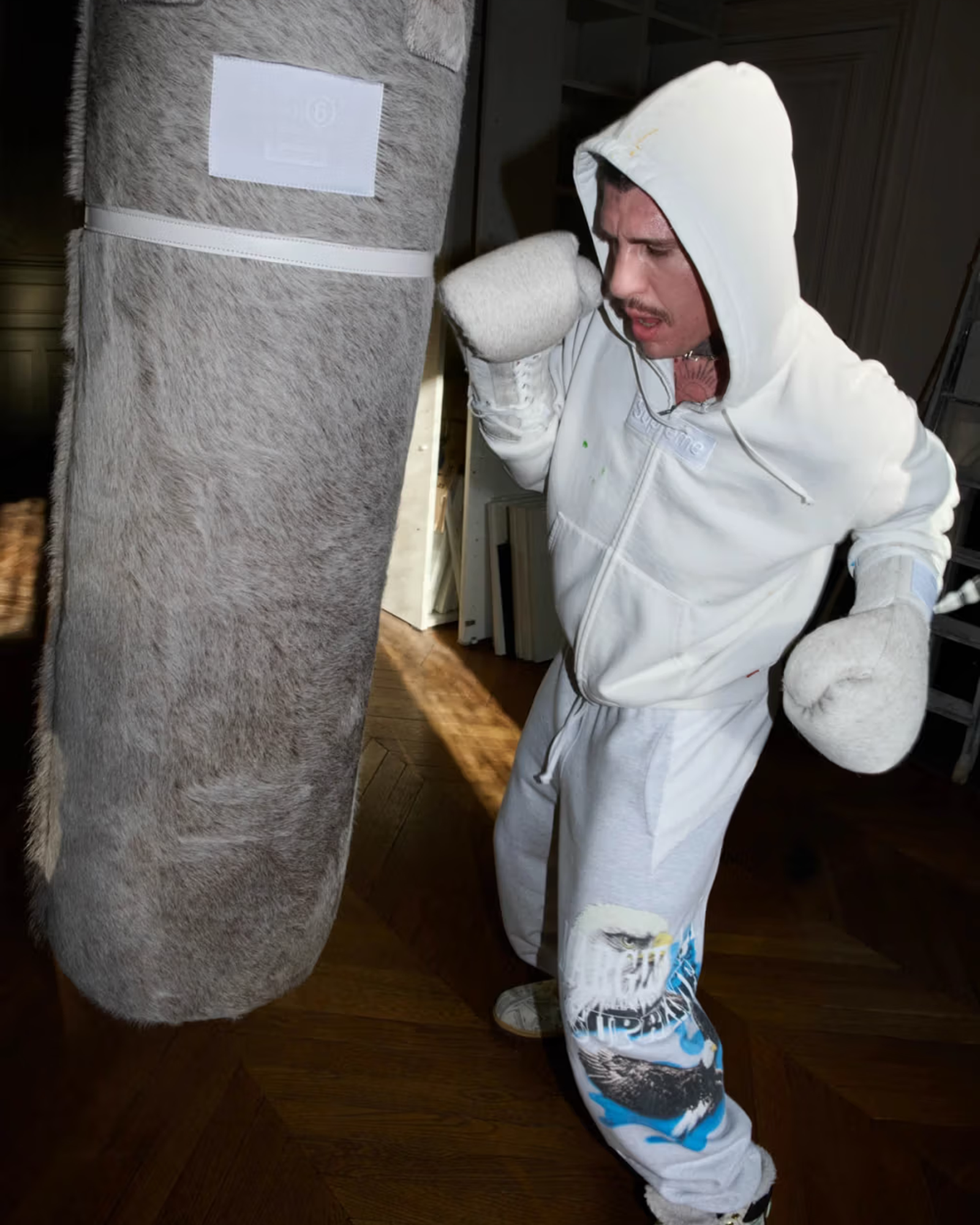 Supreme x Maison Margiela MM6 Zip-Up Box Logo Hoodie releases March 19th, 2026