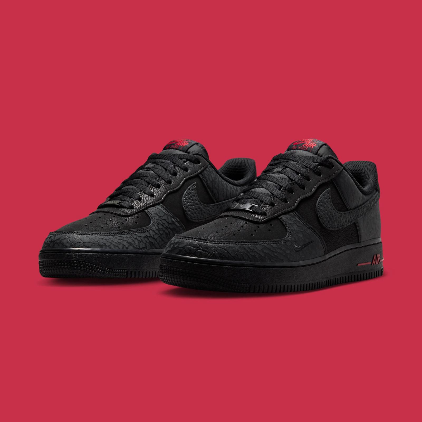Nike Air Force 1 Low "Black & Tough Red" drops in 2026