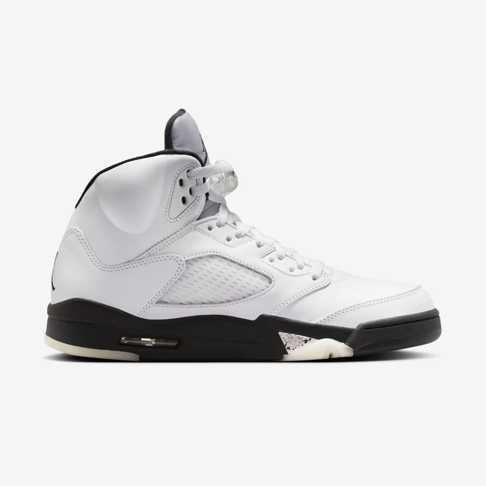 Air Jordan 5 Retro White Black DD0587-110