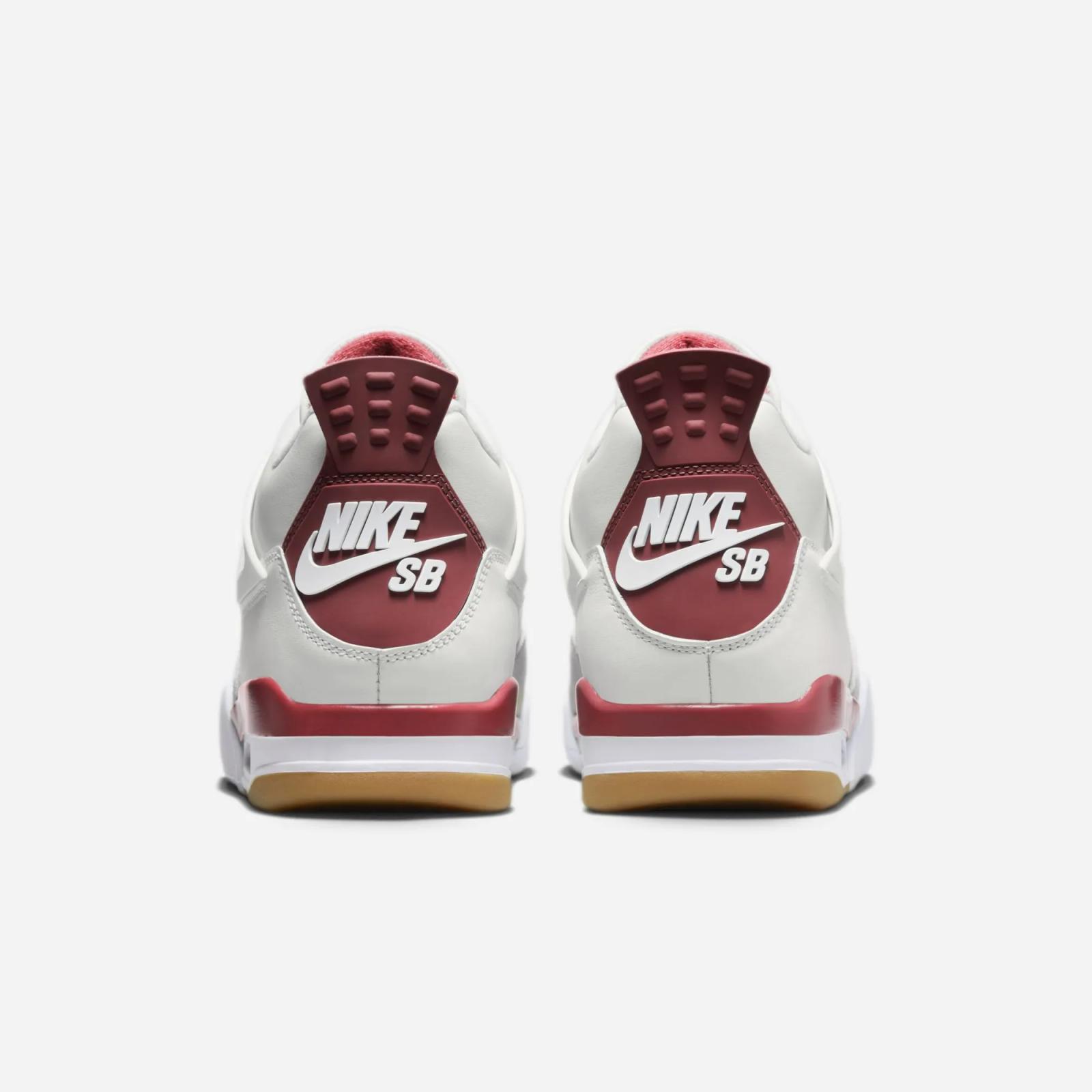 Nike SB x Air Jordan 4 Retro White Varsity Red DR5415-106
